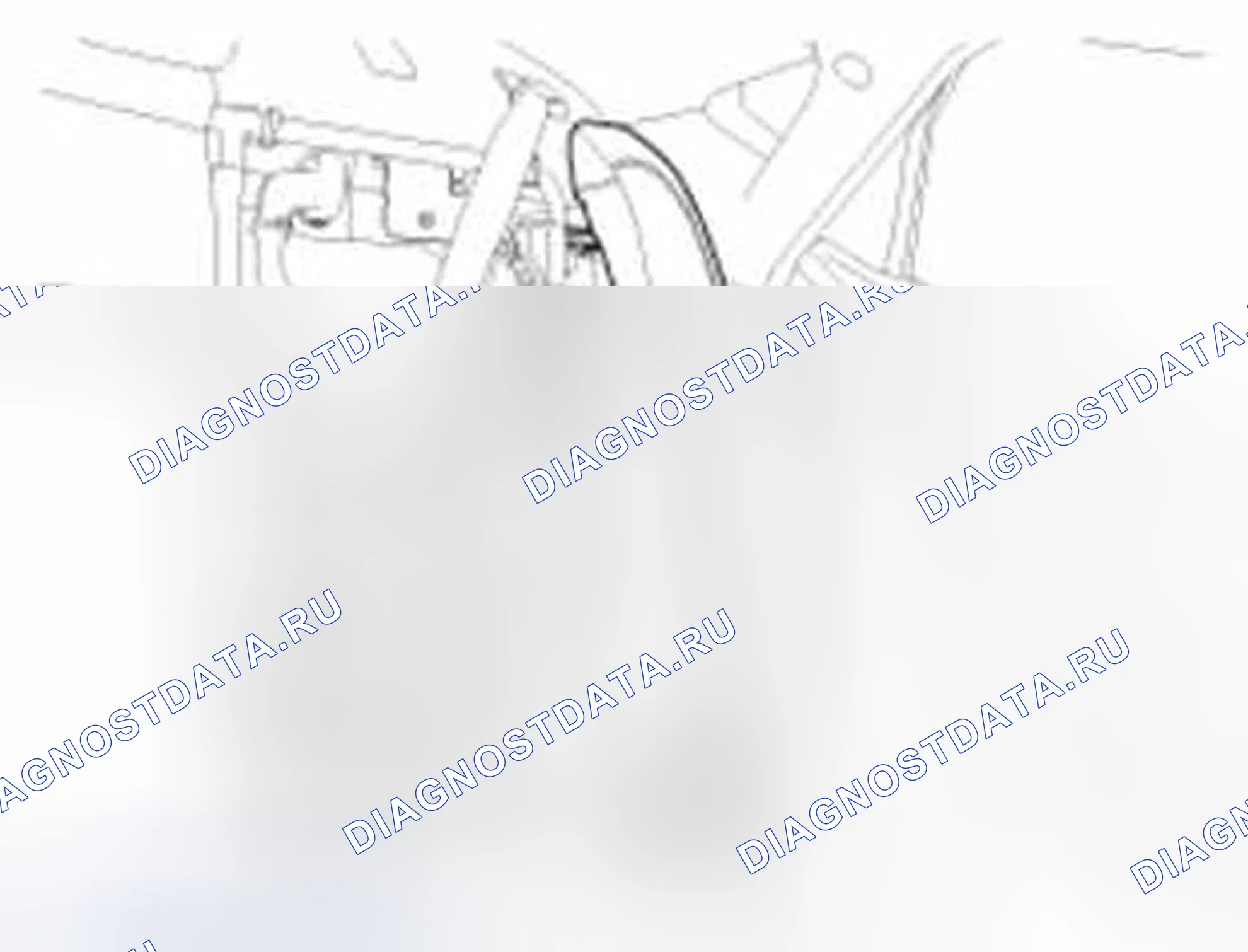 Рис. 11: Подушка безопасности с задней стороны. Hyundai Equus II