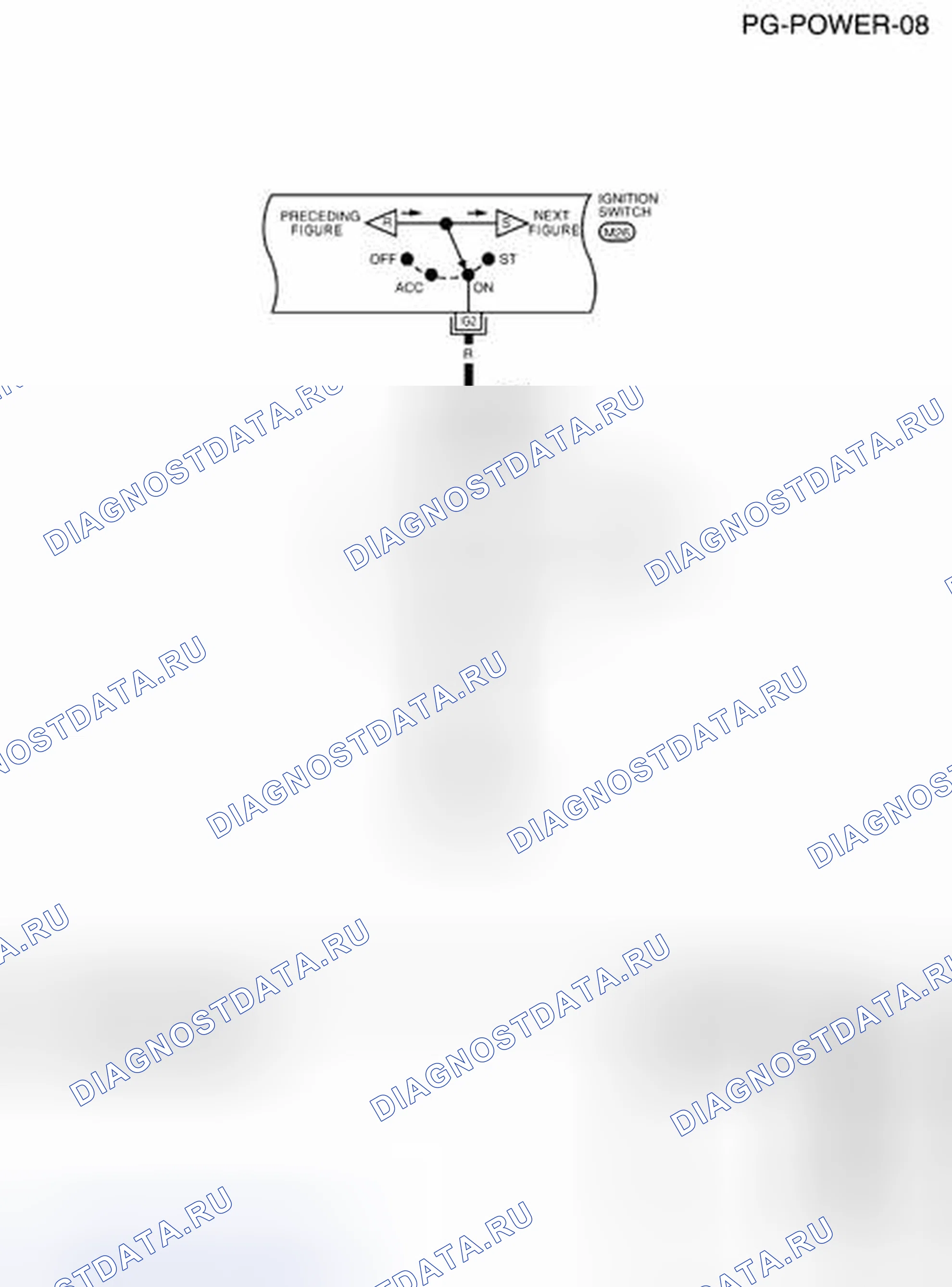 Рис. 27: электросхема - Pg-Питание-08. Nissan Frontier D40