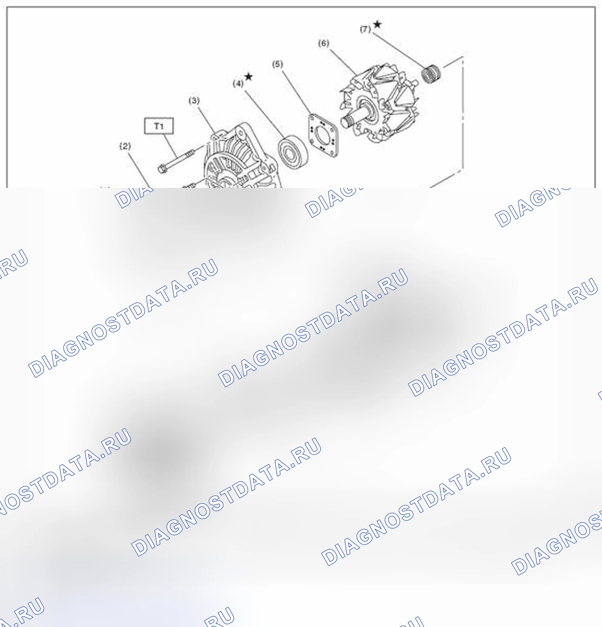 Рис. 85: ГЕНЕРАТОР. Subaru Impreza GK
