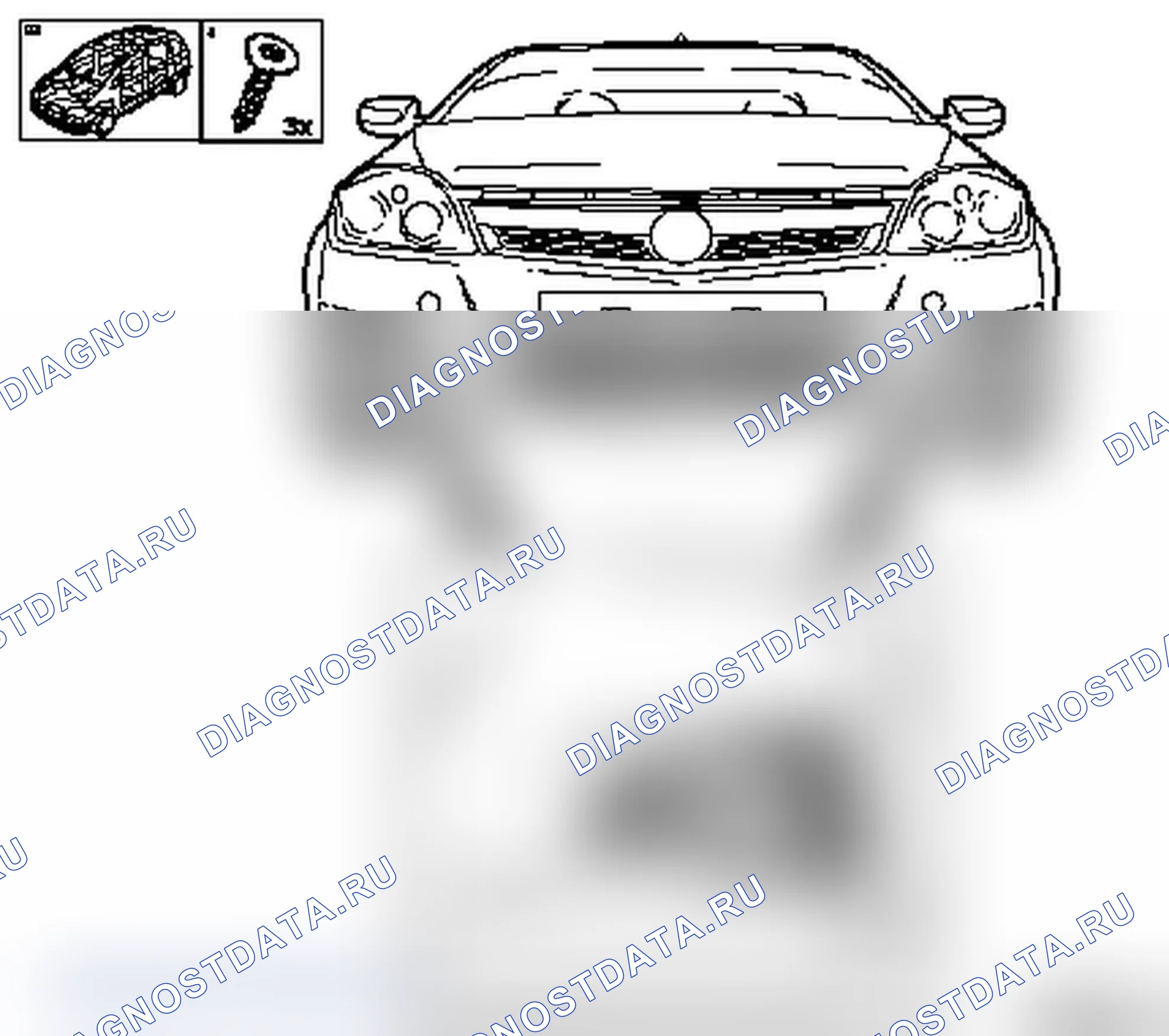 Снять и установить решетку противотуманной фары. Opel Tigra B рестайлинг