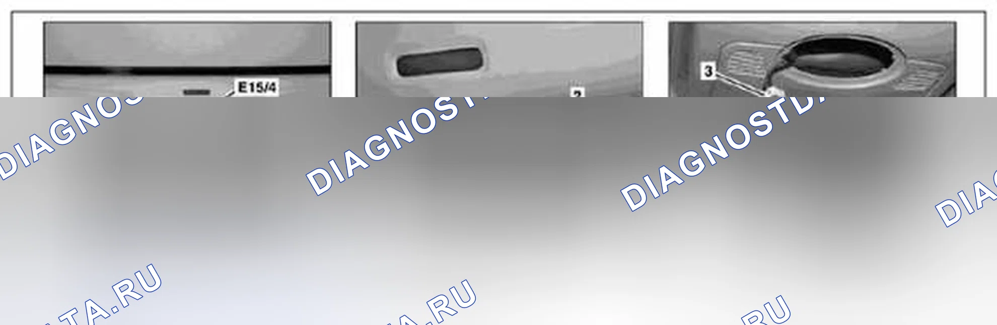 Рис. 30: Снять / установить переднюю купольную лампу - AR82.20-P-0110MCU. Kia Soul I