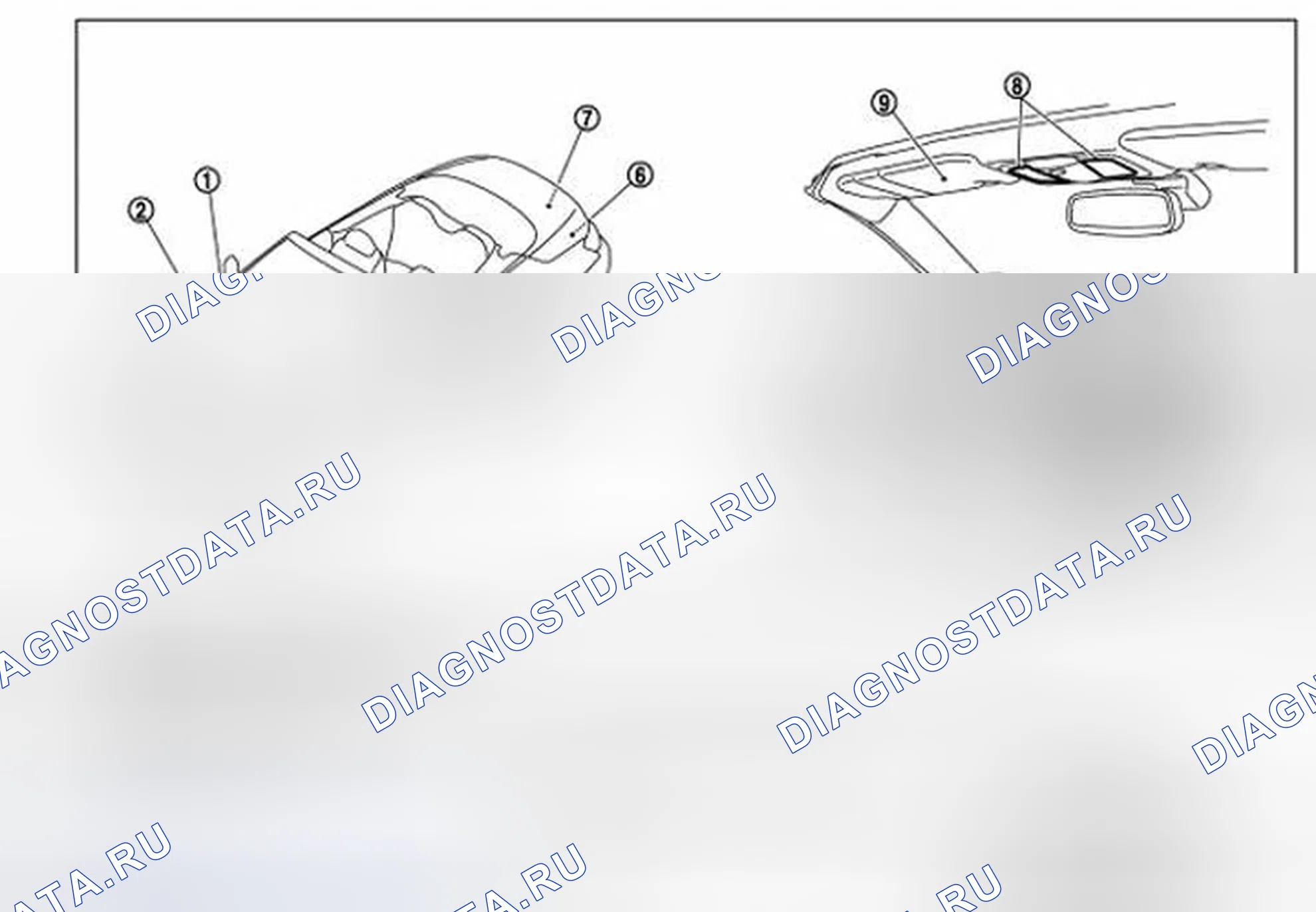 Рис. 29: Расположение компонентов. Infiniti G37 IV рестайлинг