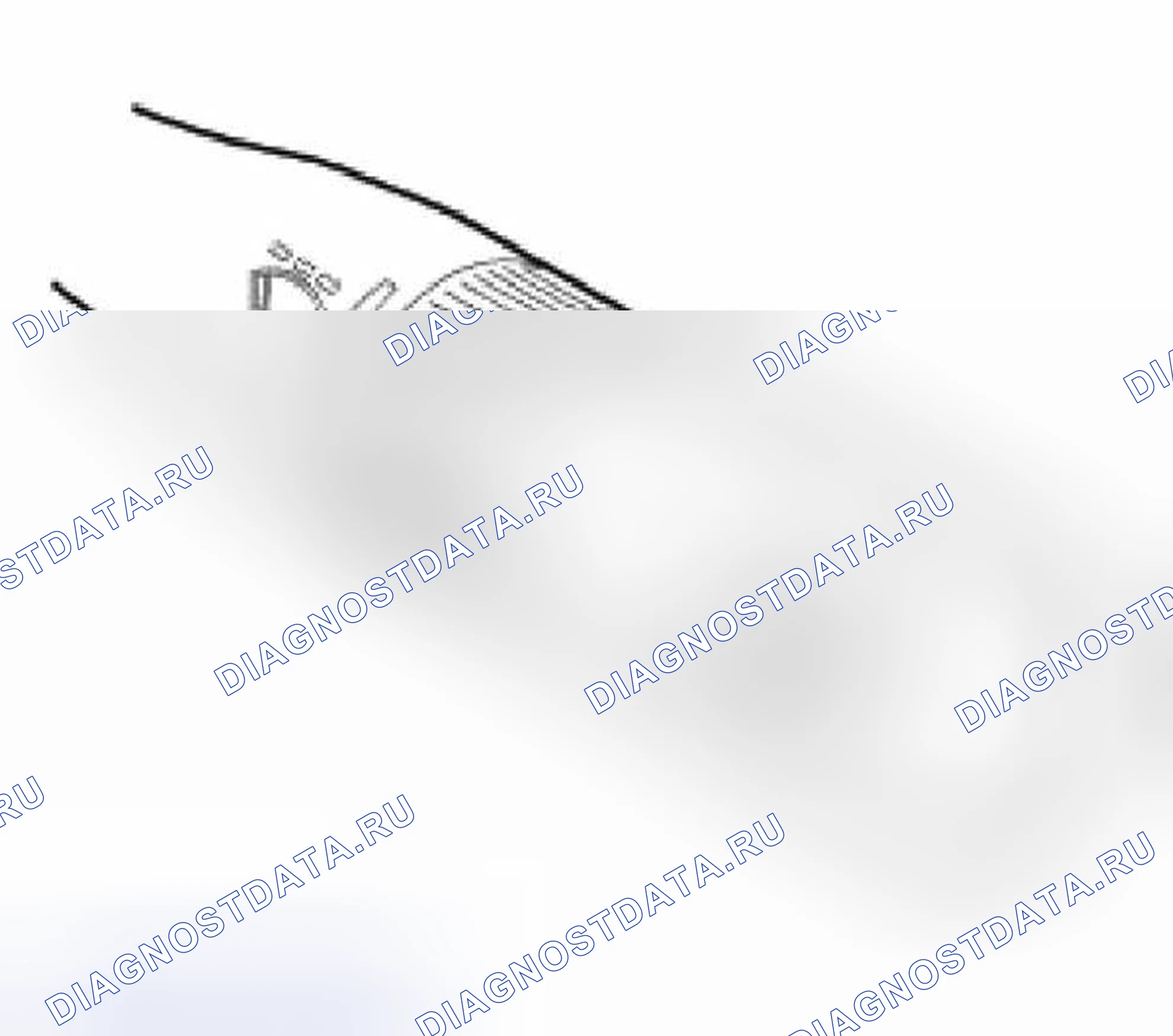 Рис. 6: Выключатель переднего смыва. Land Rover Discovery L318