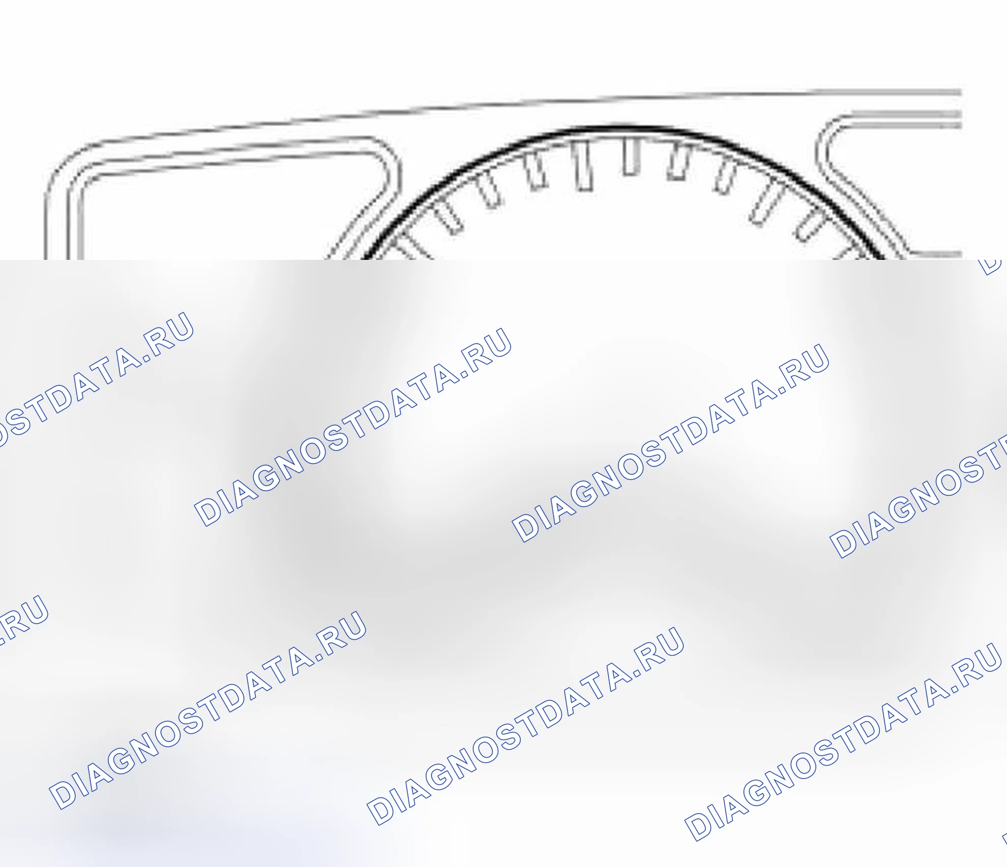 Рис. 6: Тахометр. Land Rover Discovery L318