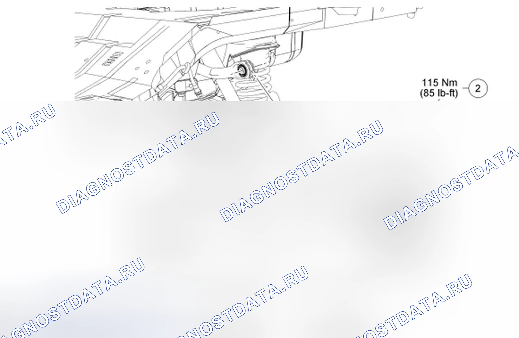 Рис. 6: Поворотный кулак. Ford Focus II рестайлинг