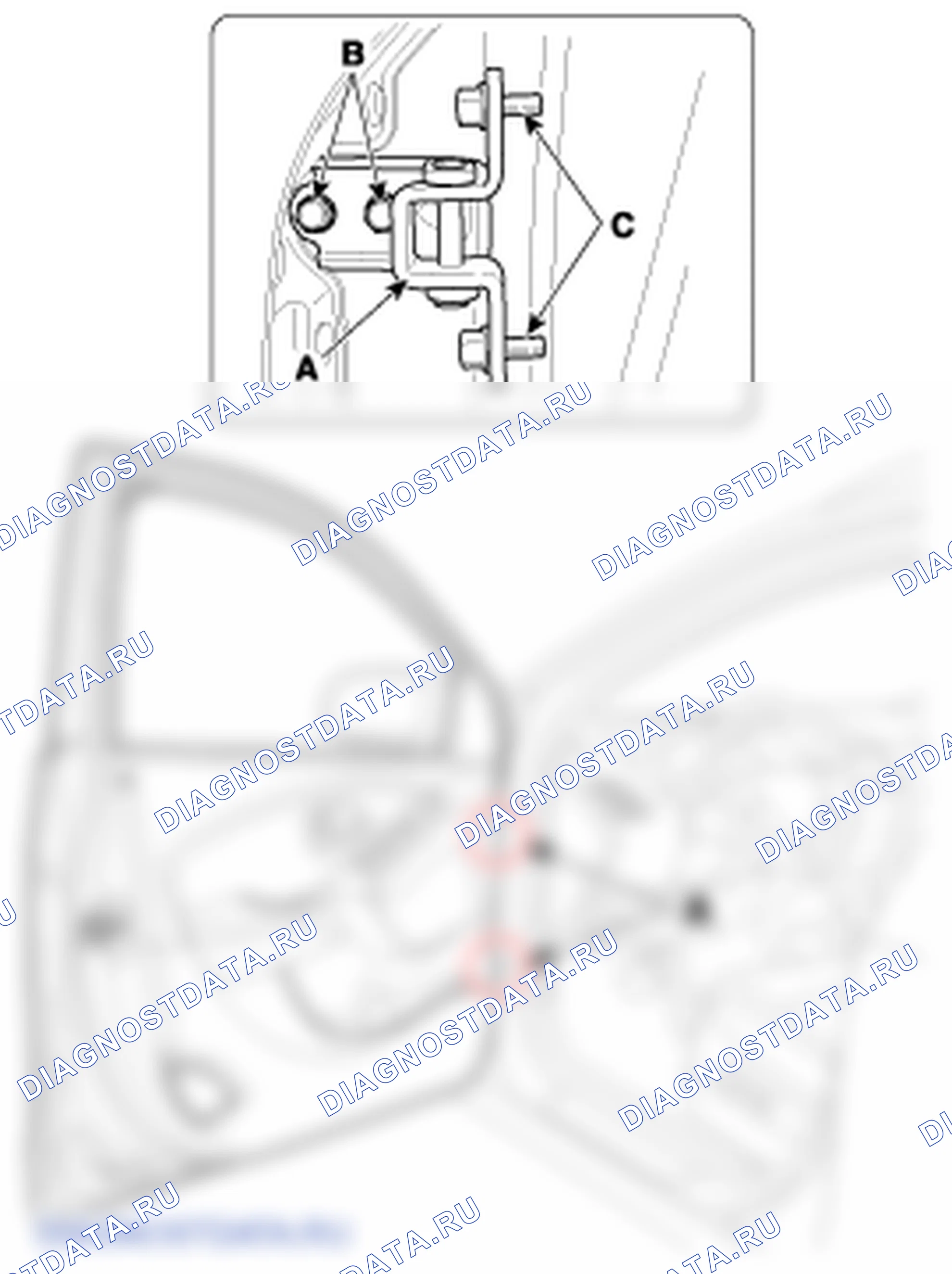 Регулировка передней двери. Hyundai ix35 EL