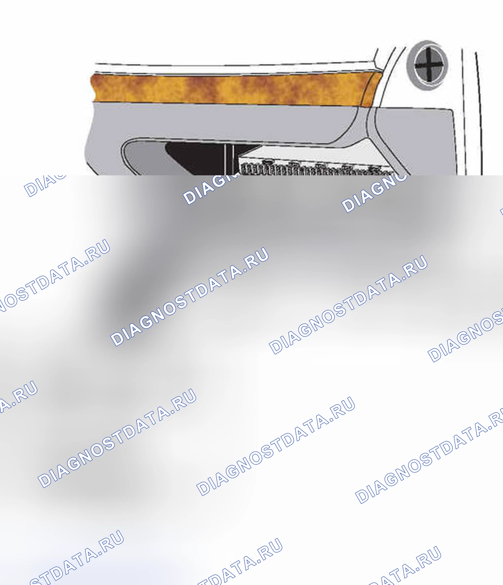 Рис. 1: Источник питания (блок предохранителей). BMW M5 E39