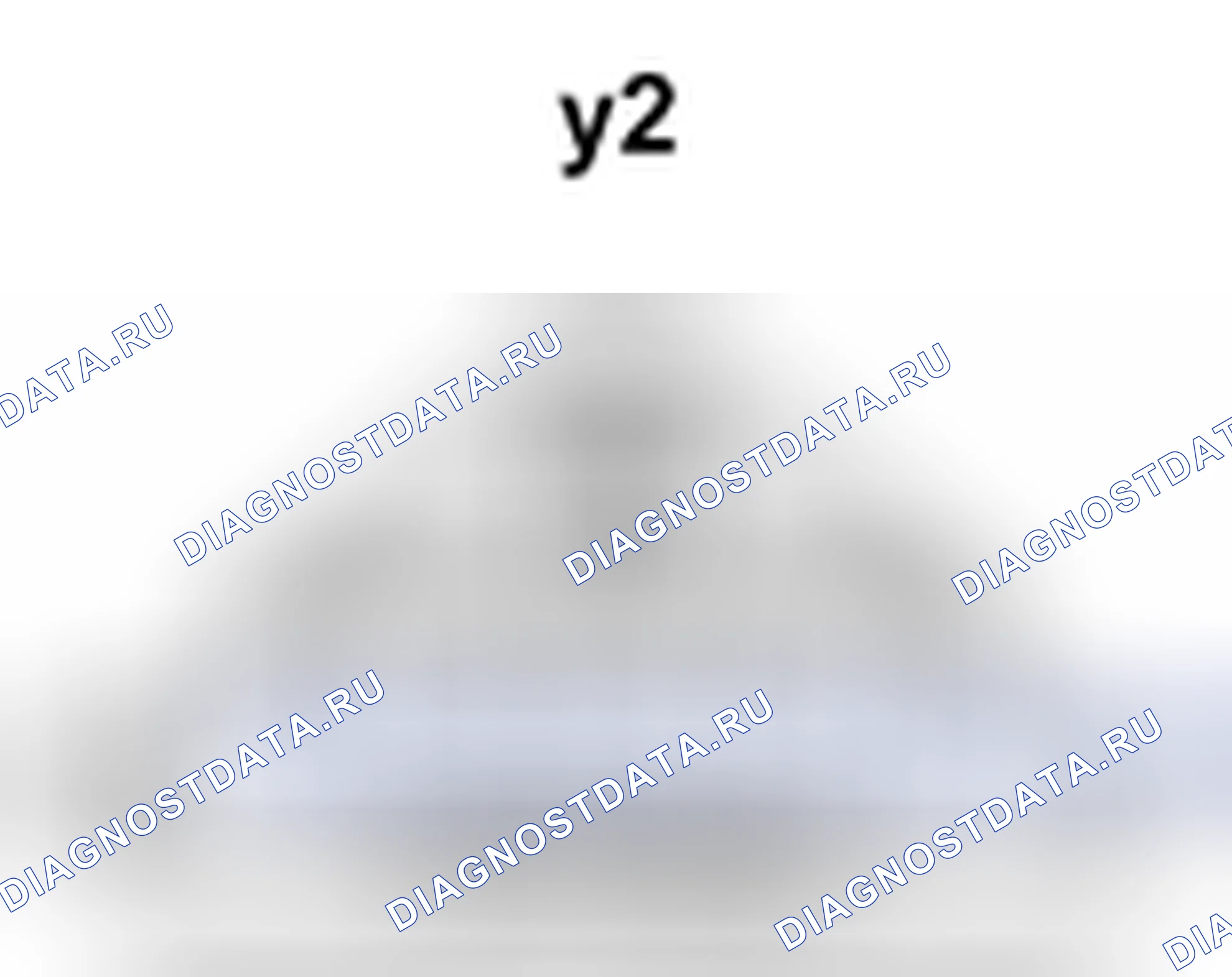 Рис. 667: Вид с торца соединителя инвертора (y2). Toyota Camry XV40
