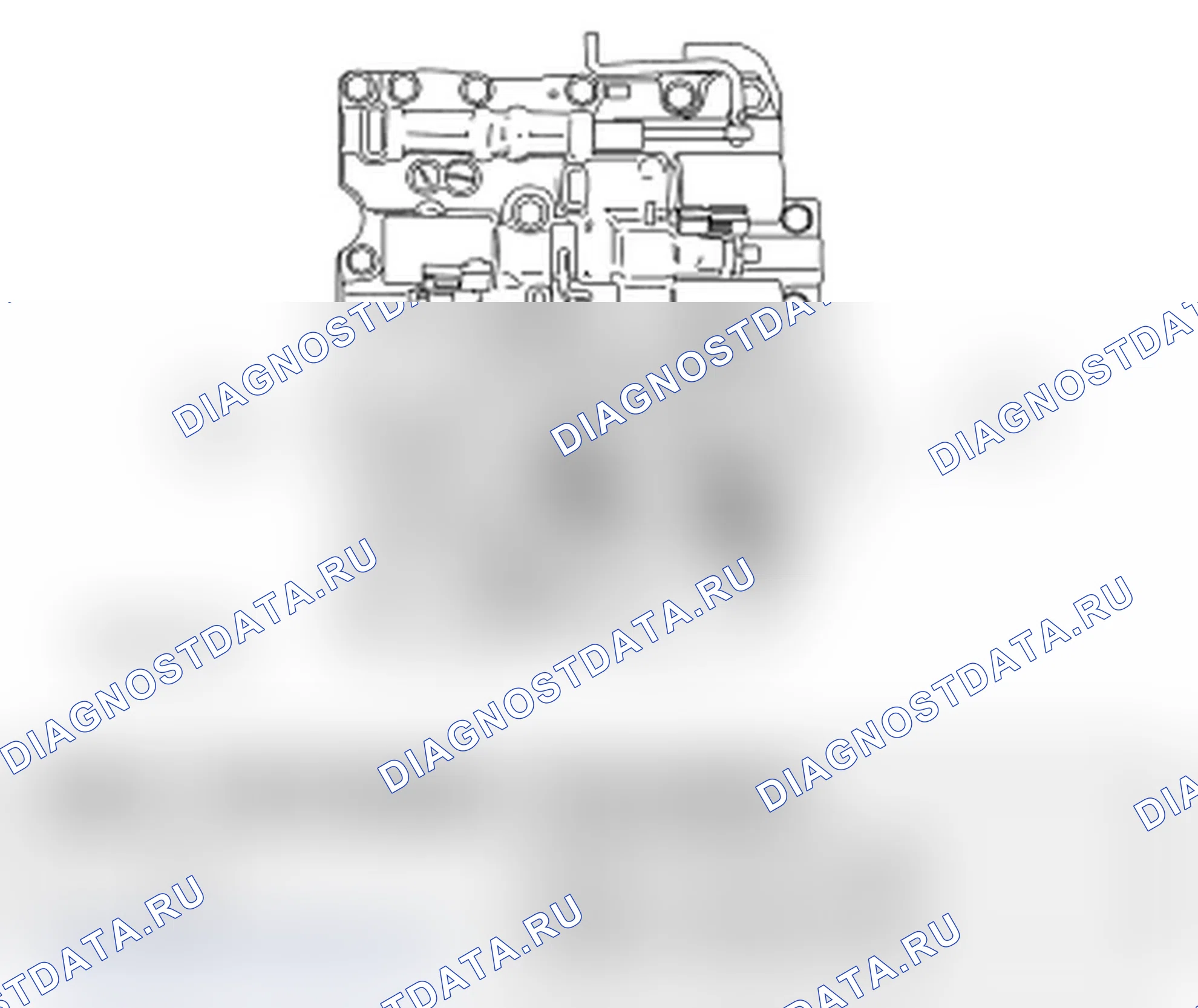 Рис. 6: Соленоиды 3-Way переключения передач (SSA, SSB). Lincoln Zephyr US