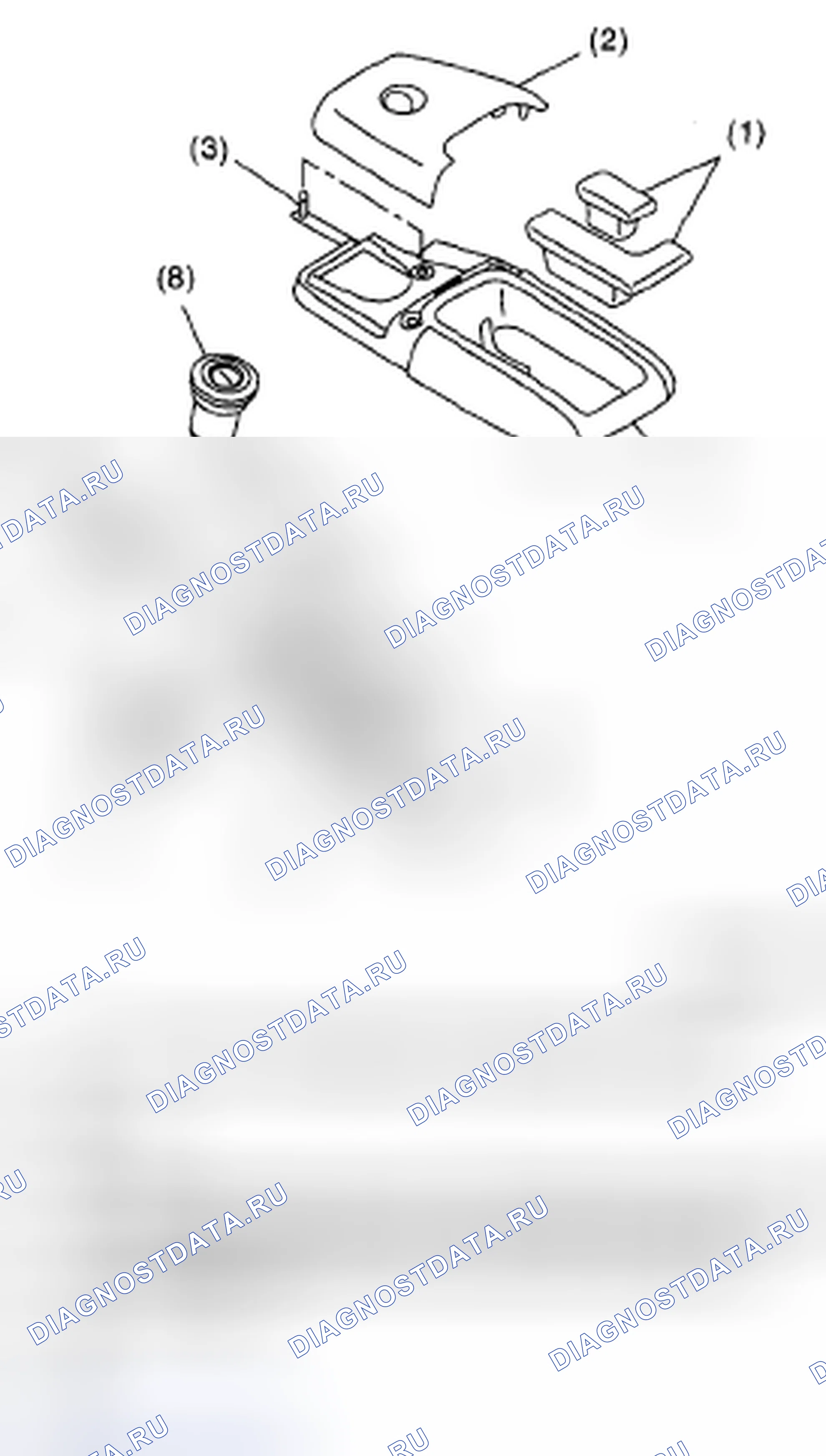 Рис. 37: ОТКРЫВАТЕЛЬ КРЫШКИ БАГАЖНИКА. Subaru Outback BP рестайлинг
