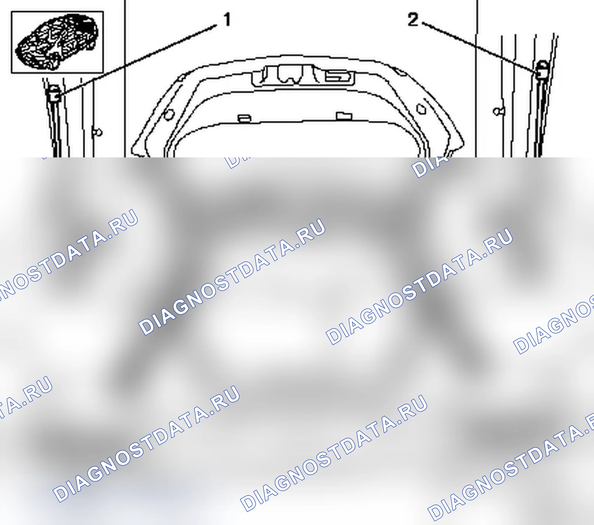 Демонтаж и монтаж задней откидной двери (модели L 08, L 35, L 48, L70). Opel Astra H