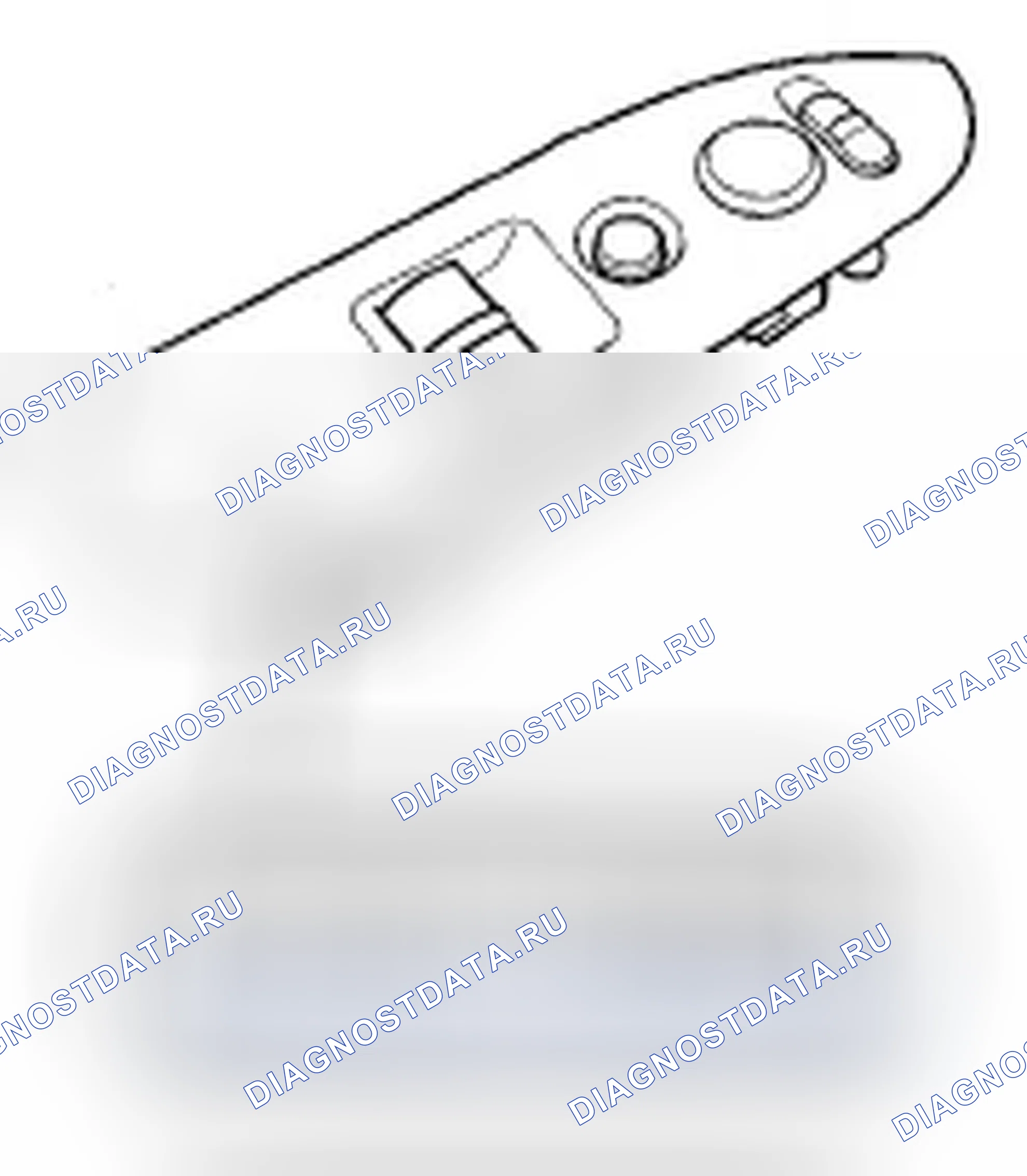 Рис. 9: Тест / замена главного переключателя Электростеклоподъёмник. Honda Element YH2 рестайлинг 2