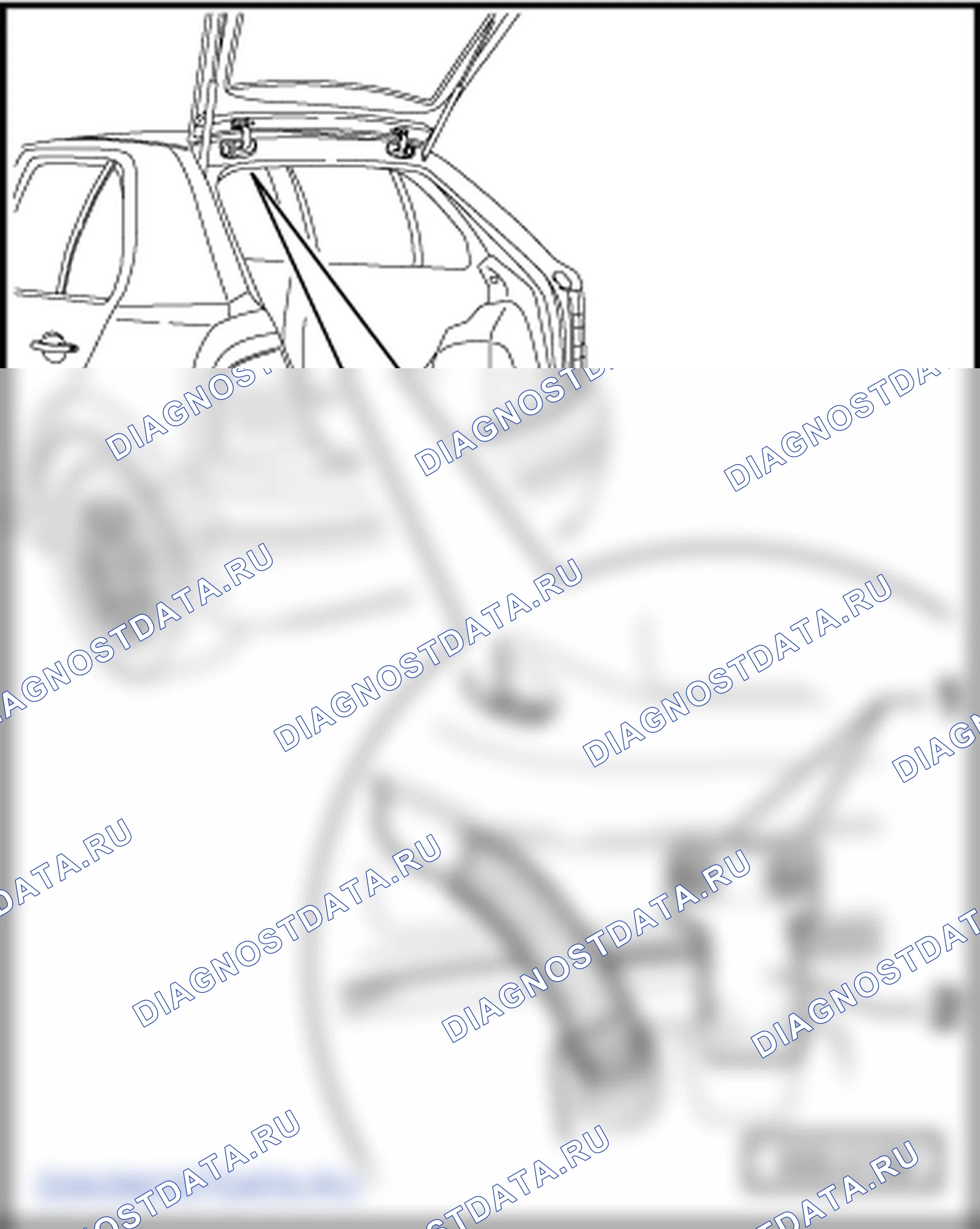 Крышка багажника. Skoda Fabia I