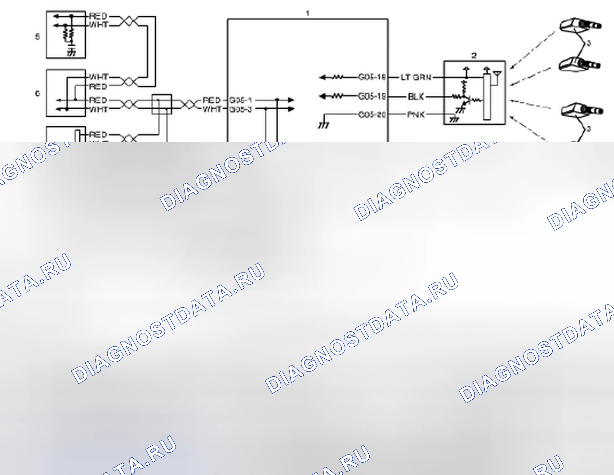 Рис. 11: электросхема TPMS. Suzuki SX4 I