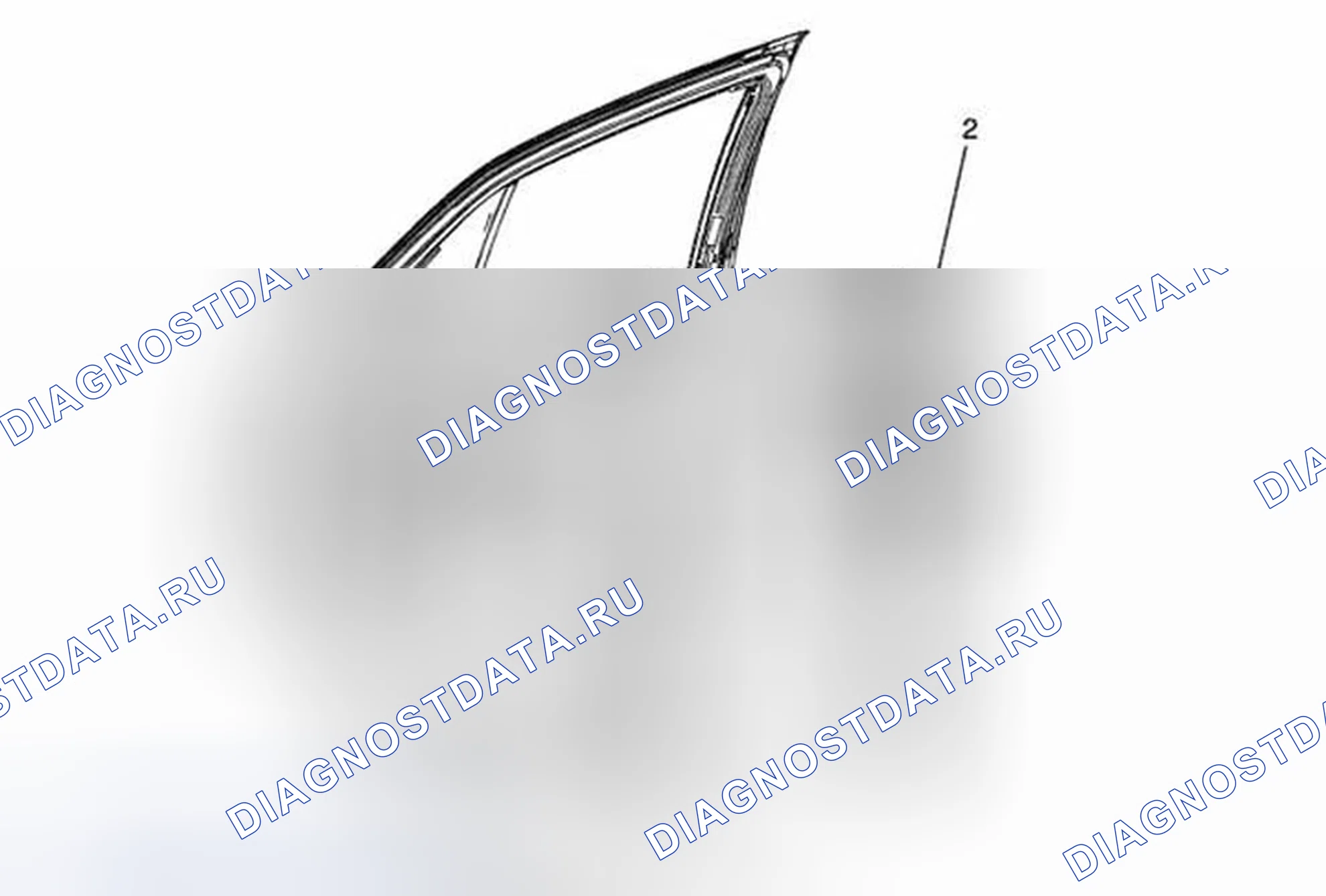 Рис. 30: Замена регулятора заднего бокового окна двери (питание). Buick Encore I
