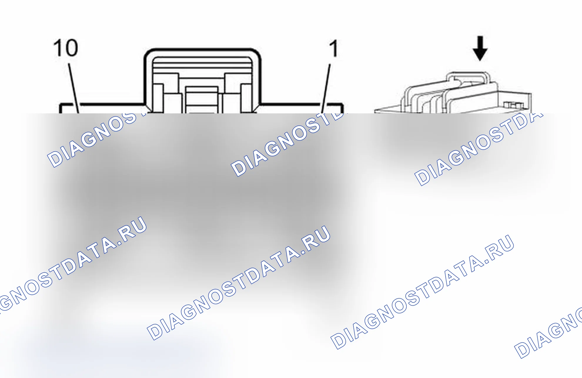 Рис. 365: Модуль гнезда памяти (MSM) X6 (A45). Chevrolet Traverse I
