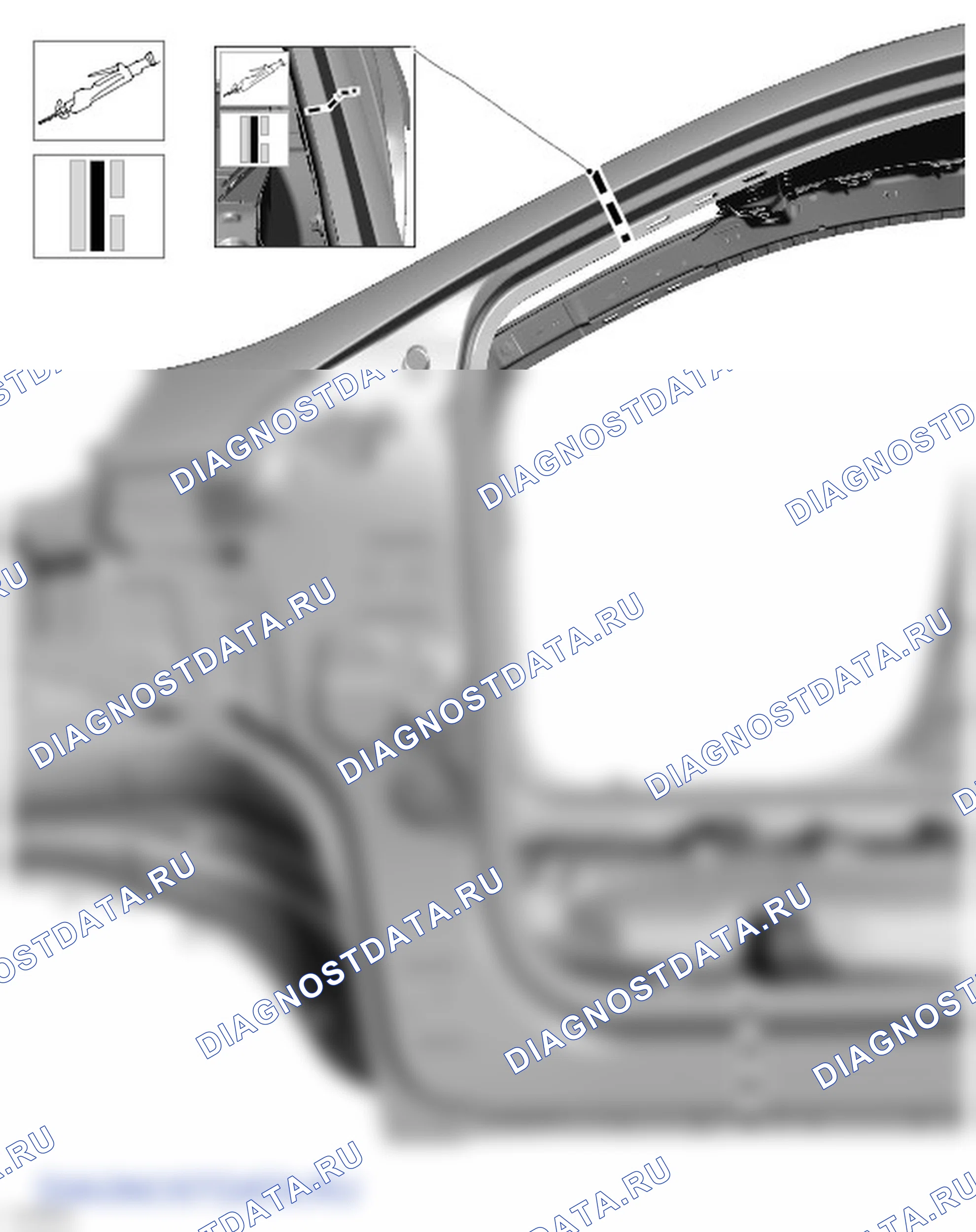 Как снять и установить наружную панель стойки 'А'. Ford Edge II
