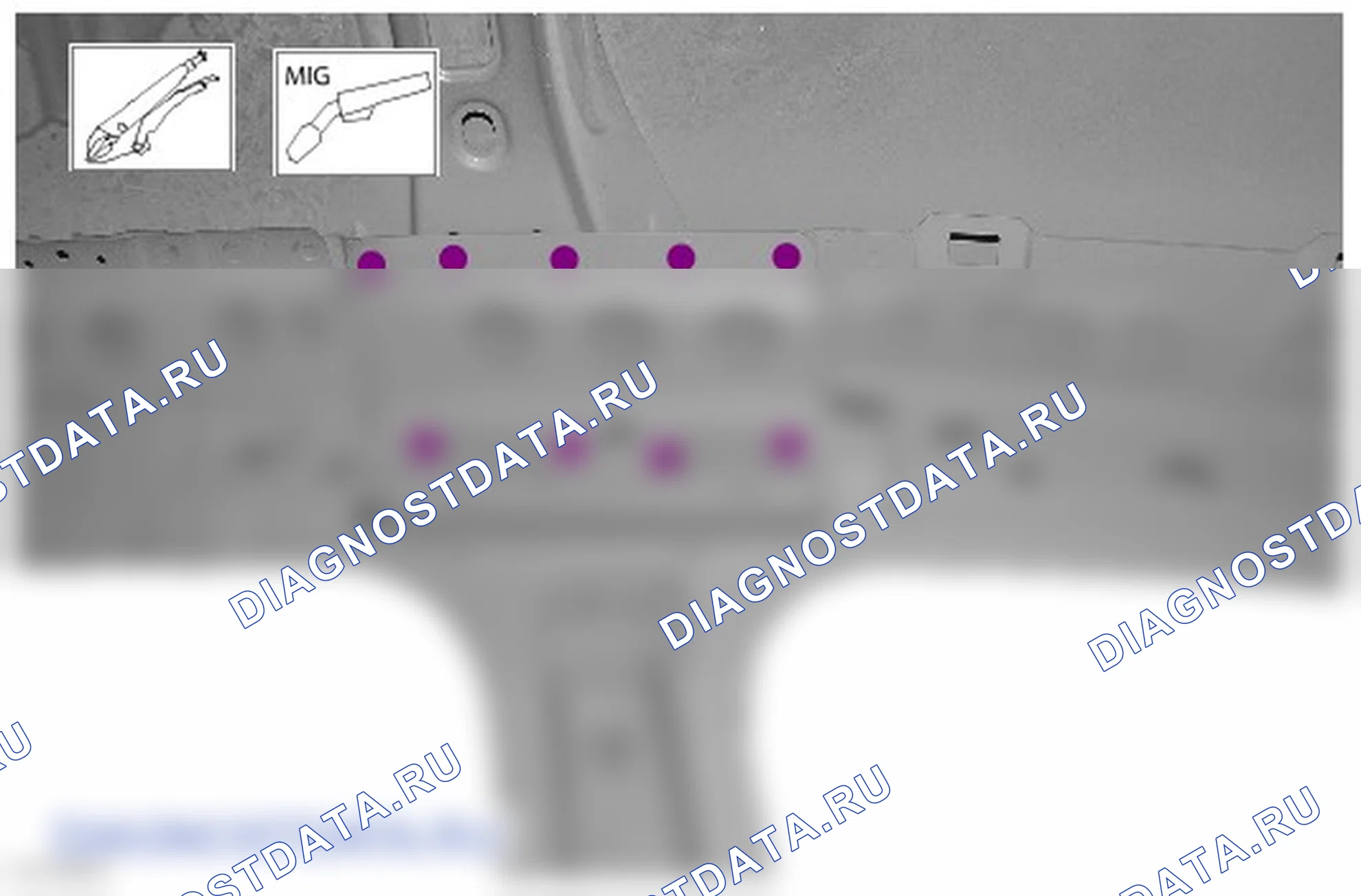 Как снять и установить стойку 'B' и усиление. Ford Kuga I