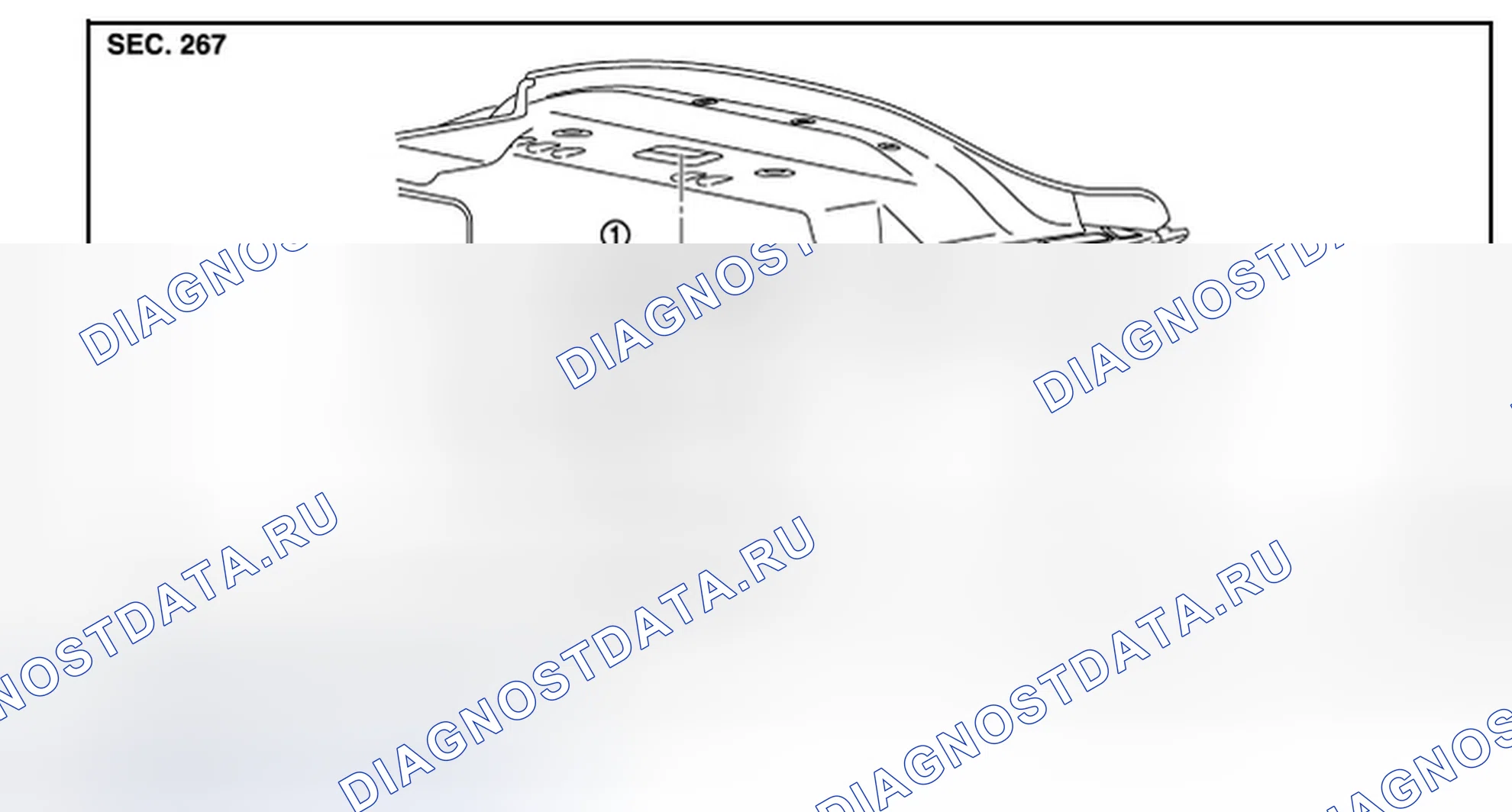 Рис. 40: Разнесенный вид. Infiniti M37 IV
