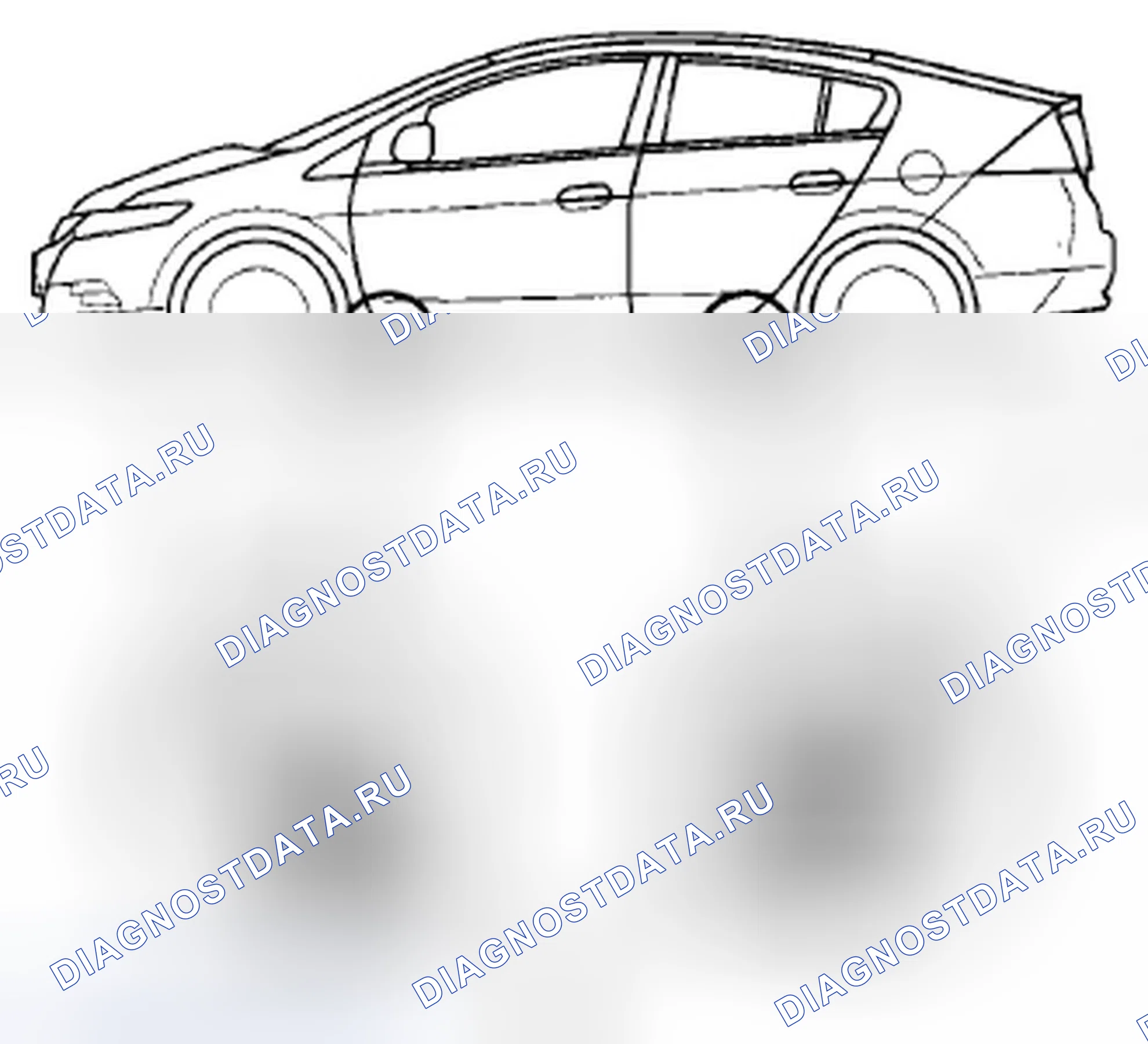 Рис. 19: Подъем транспортного средства. Honda Insight ZE2 рестайлинг
