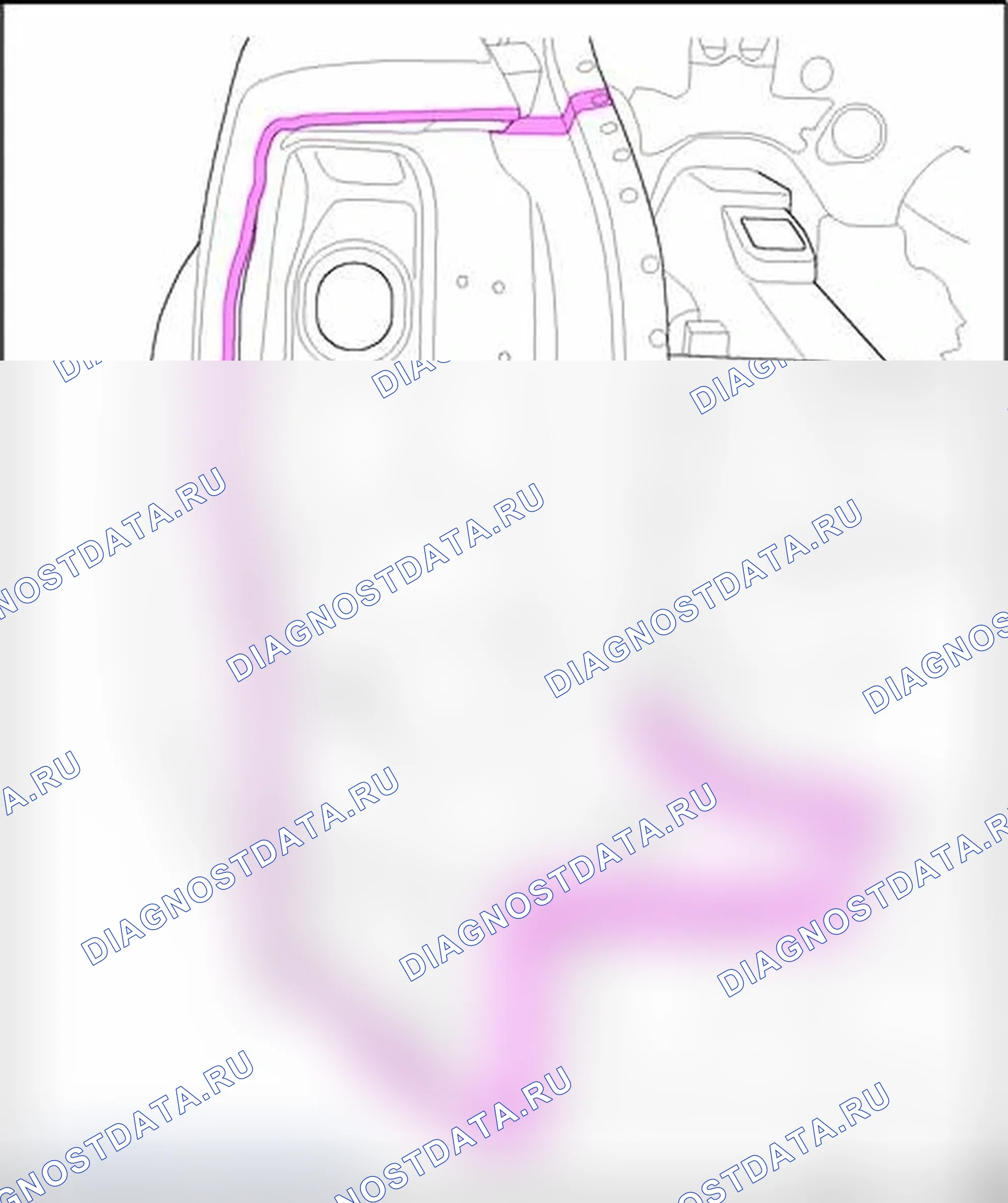 Рис. 121: Места резки. Audi S4 B7
