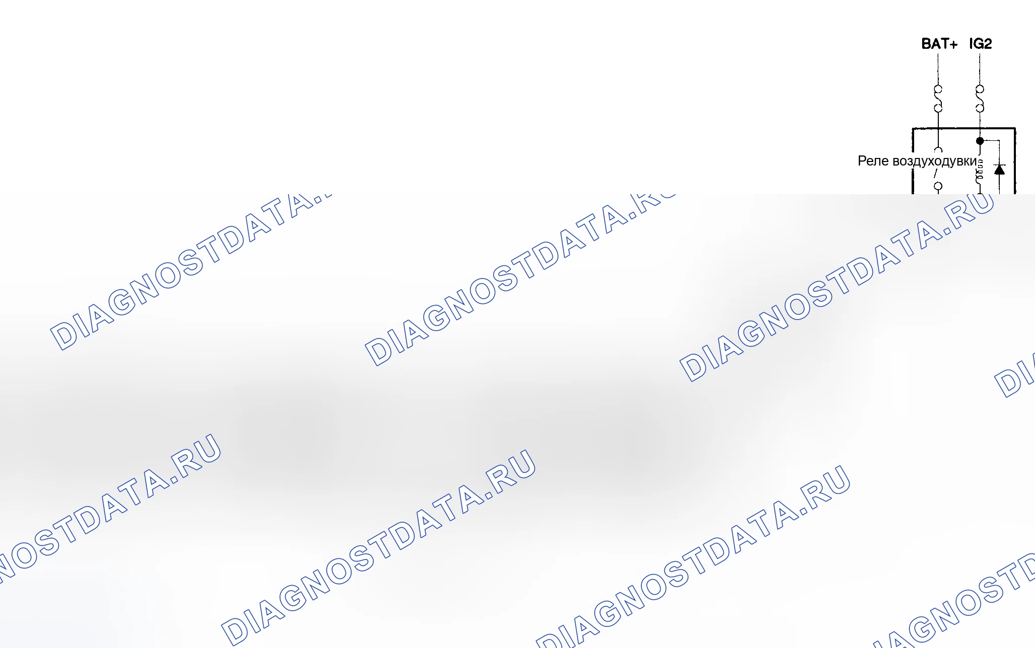 Рис. 25: Проверка воздуходувки. Hyundai Tucson I