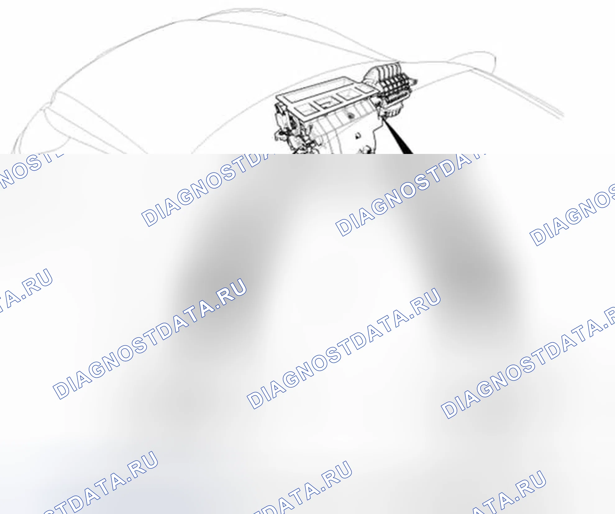 Рис. 12: Расположение компонентов. Hyundai Equus II