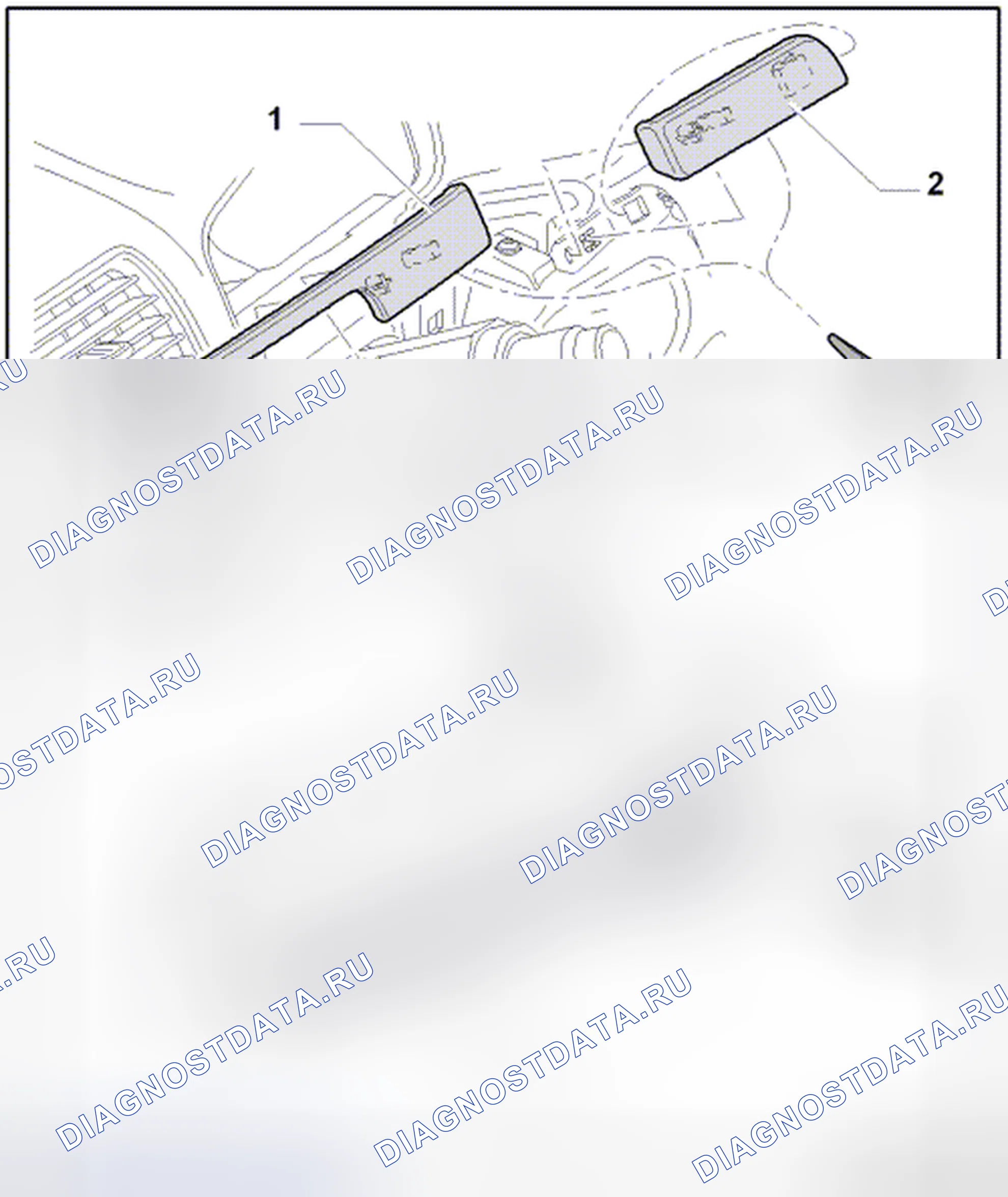 Рис. 42: ДЕКОРАТИВНАЯ ОТДЕЛКА, ПАНЕЛЬ ПРИБОРОВ, ГОЛЬФ ОТ MY 04. Volkswagen Golf Mk6