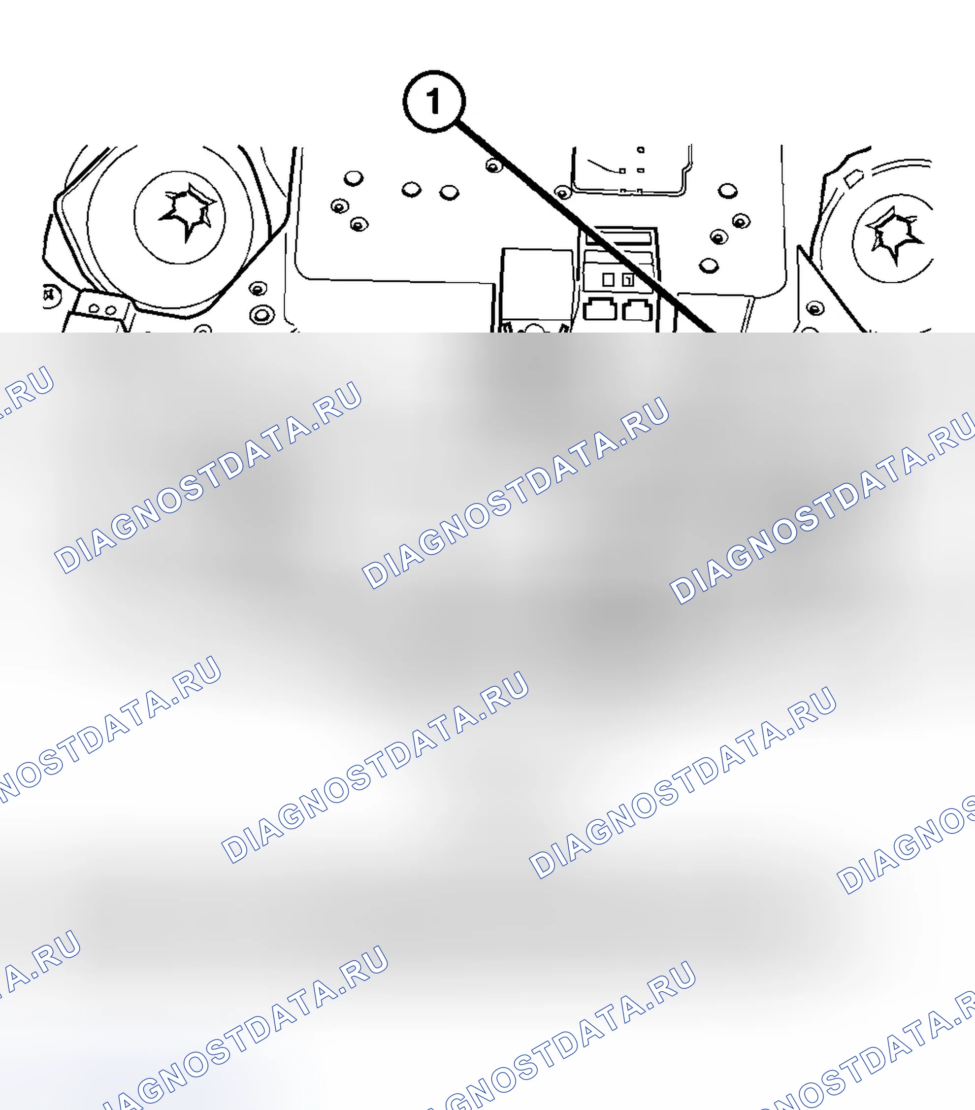 Рис. 6: ДЕМОНТАЖ. Dodge Grand Caravan IV