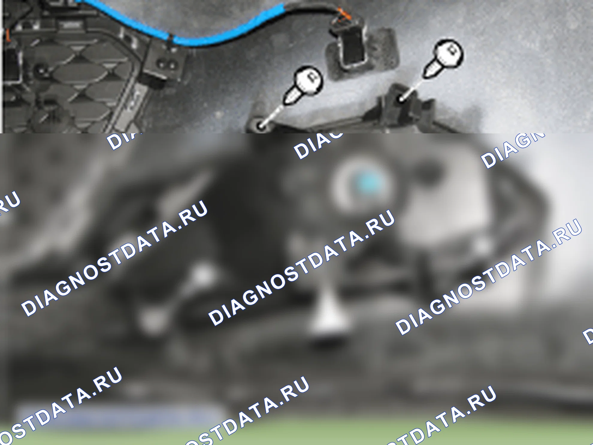 Снятие передних противотуманных фар. Hyundai i20 GB