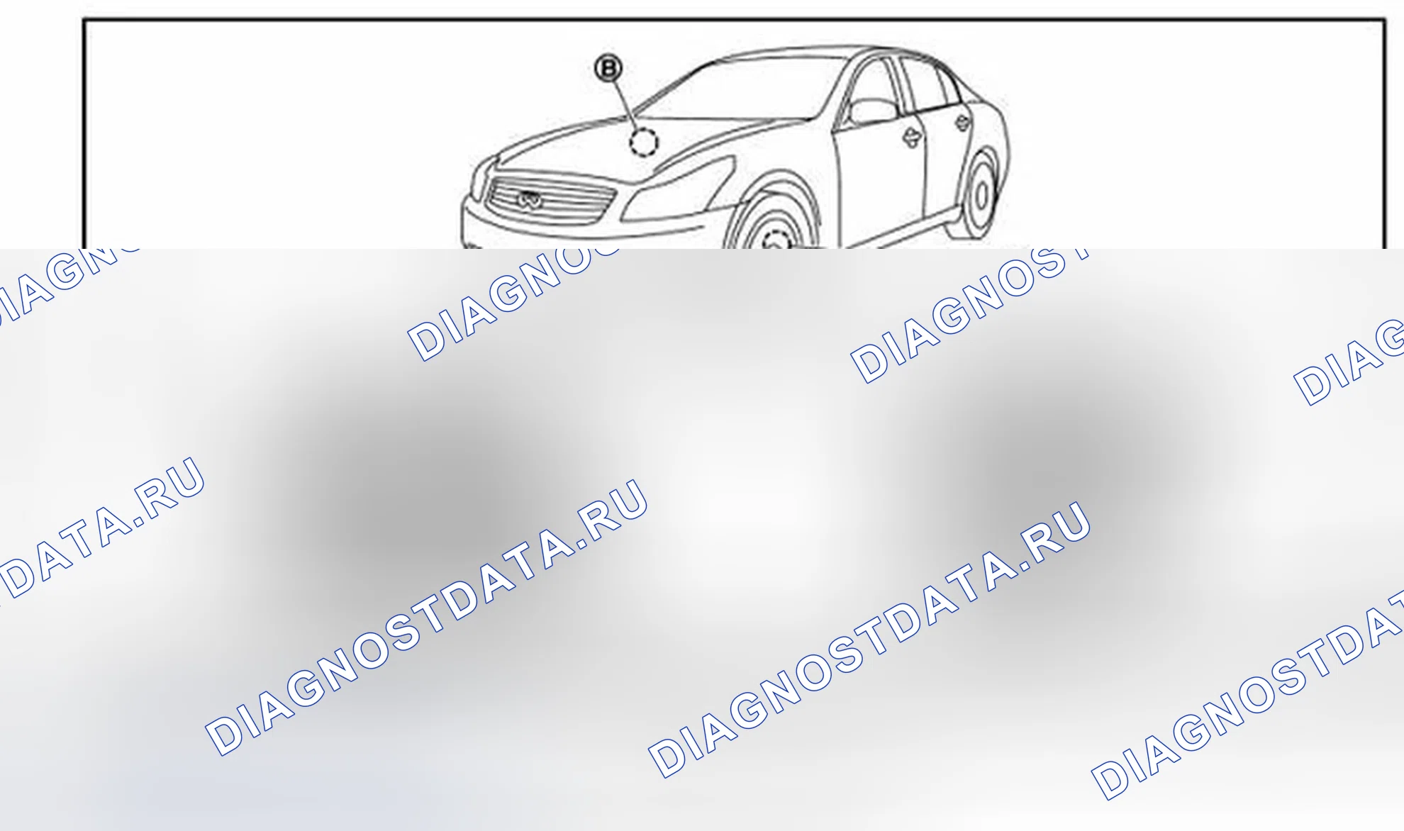Рис. 199: Расположение компонентов. Infiniti G37 IV рестайлинг