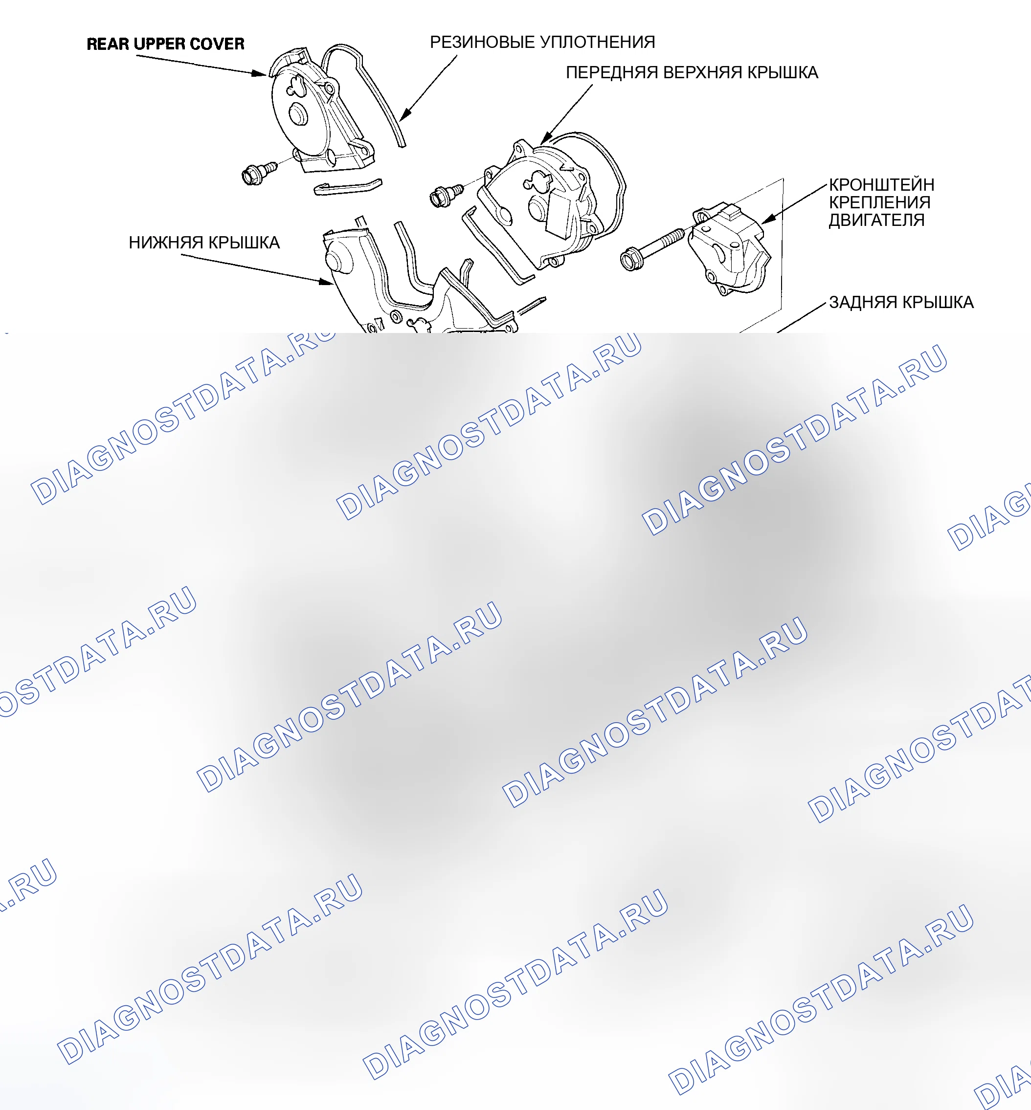 Рис. 690: Индекс расположения компонентов. Honda Accord VII