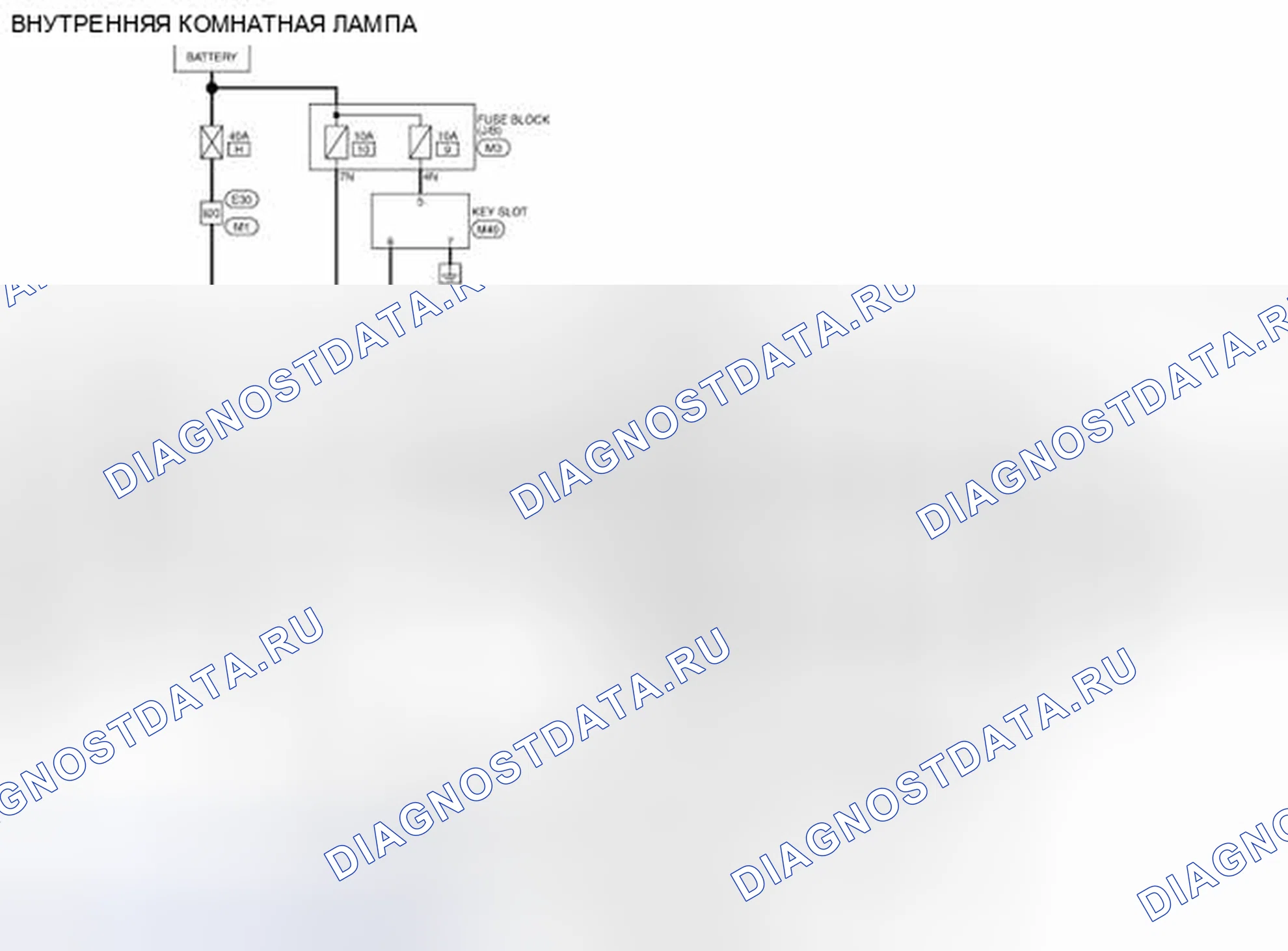 Рис. 33: электросхема. Honda Passport I