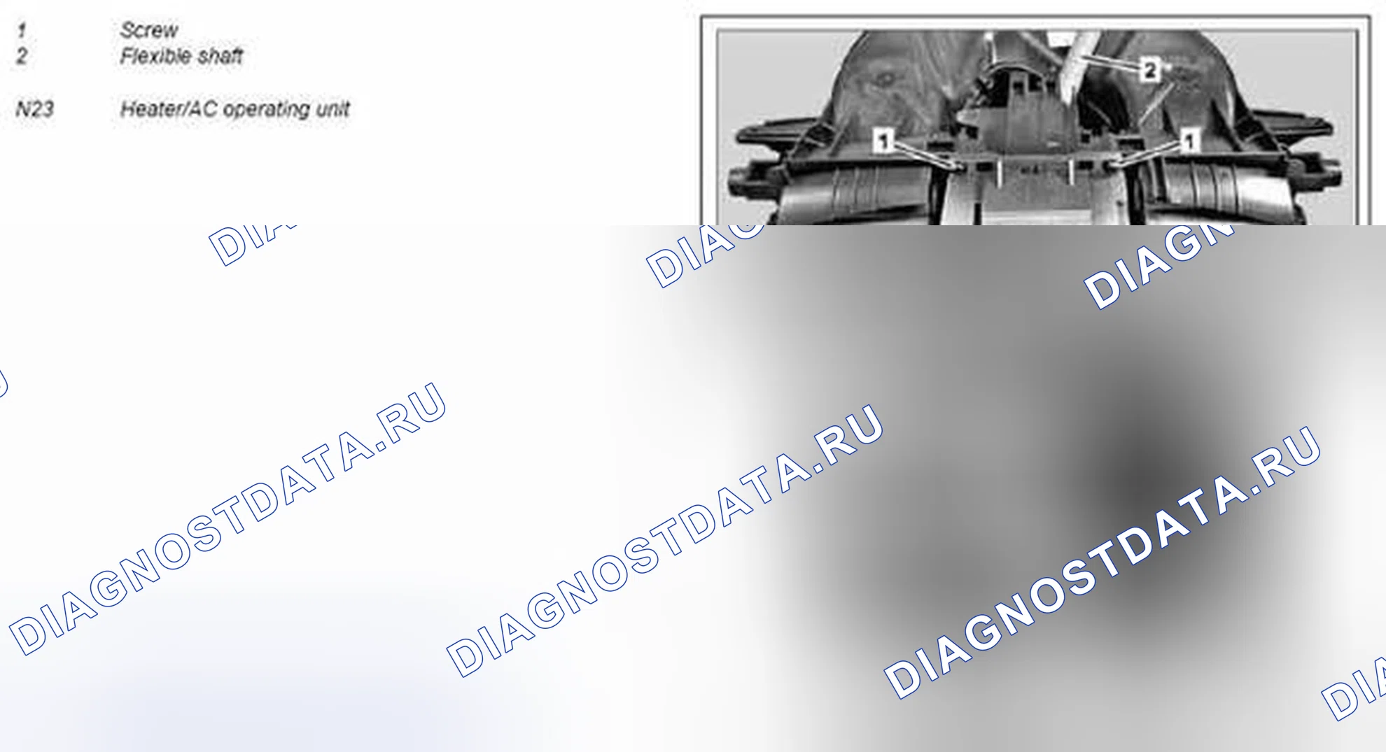 Рис. 32: Демонтаж / монтаж нагревателя / рабочей станции вентиляции - AR83.20-P-xtigx1 1850MCF. Kia Soul I