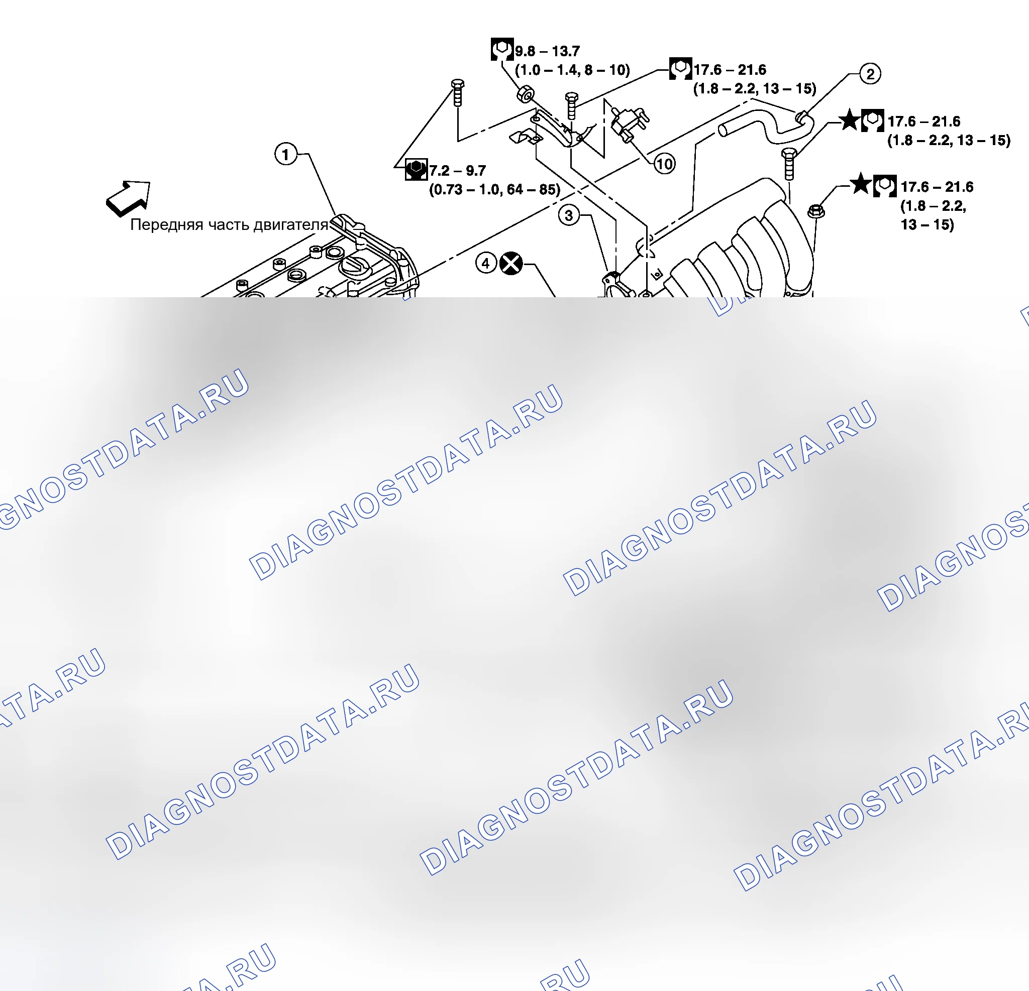 Рис. 379: Демонтаж и монтаж. Honda That S I