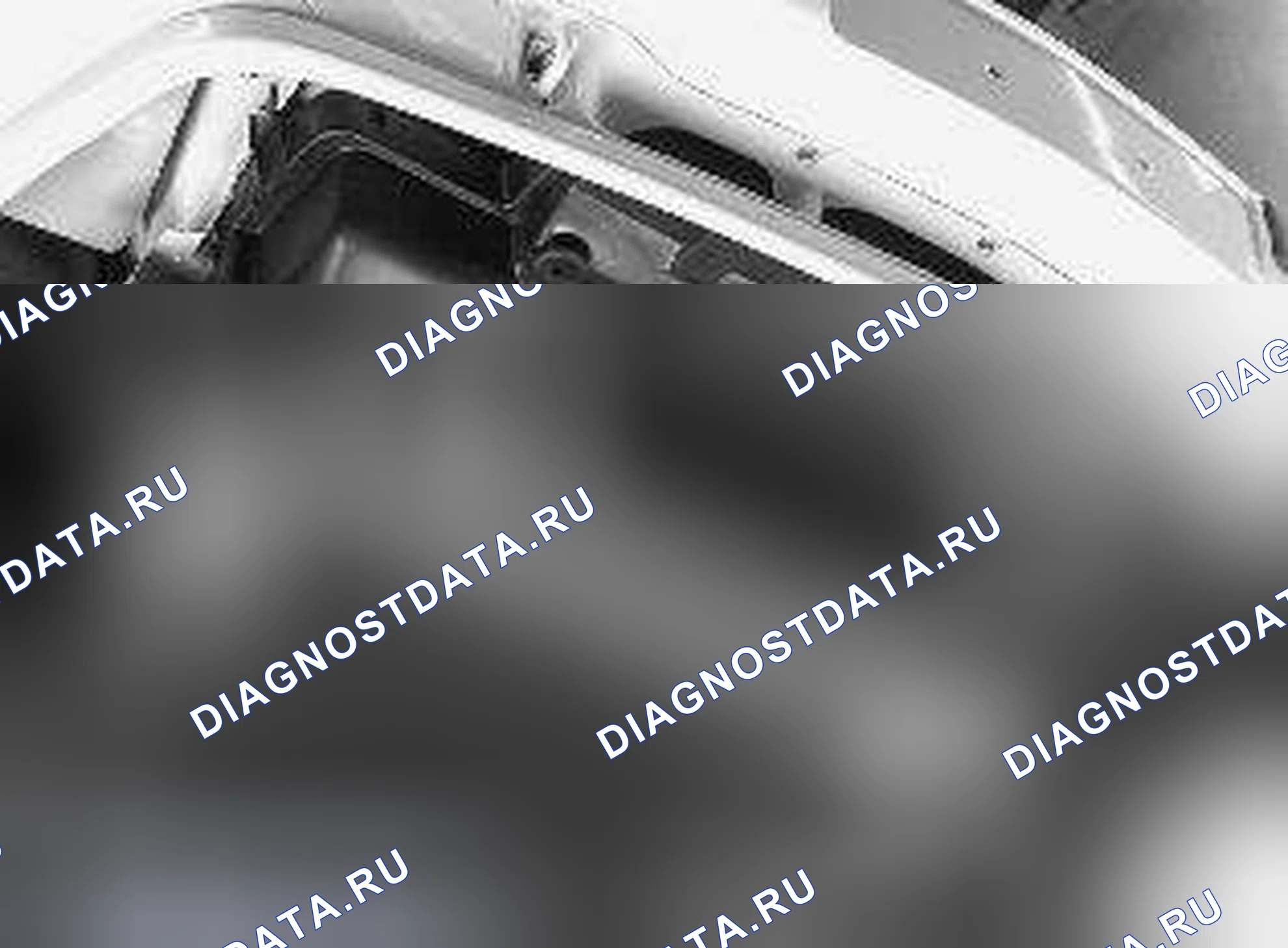 Рис. 361: Отделочные работы на поднятом автомобиле. Volvo C70 I