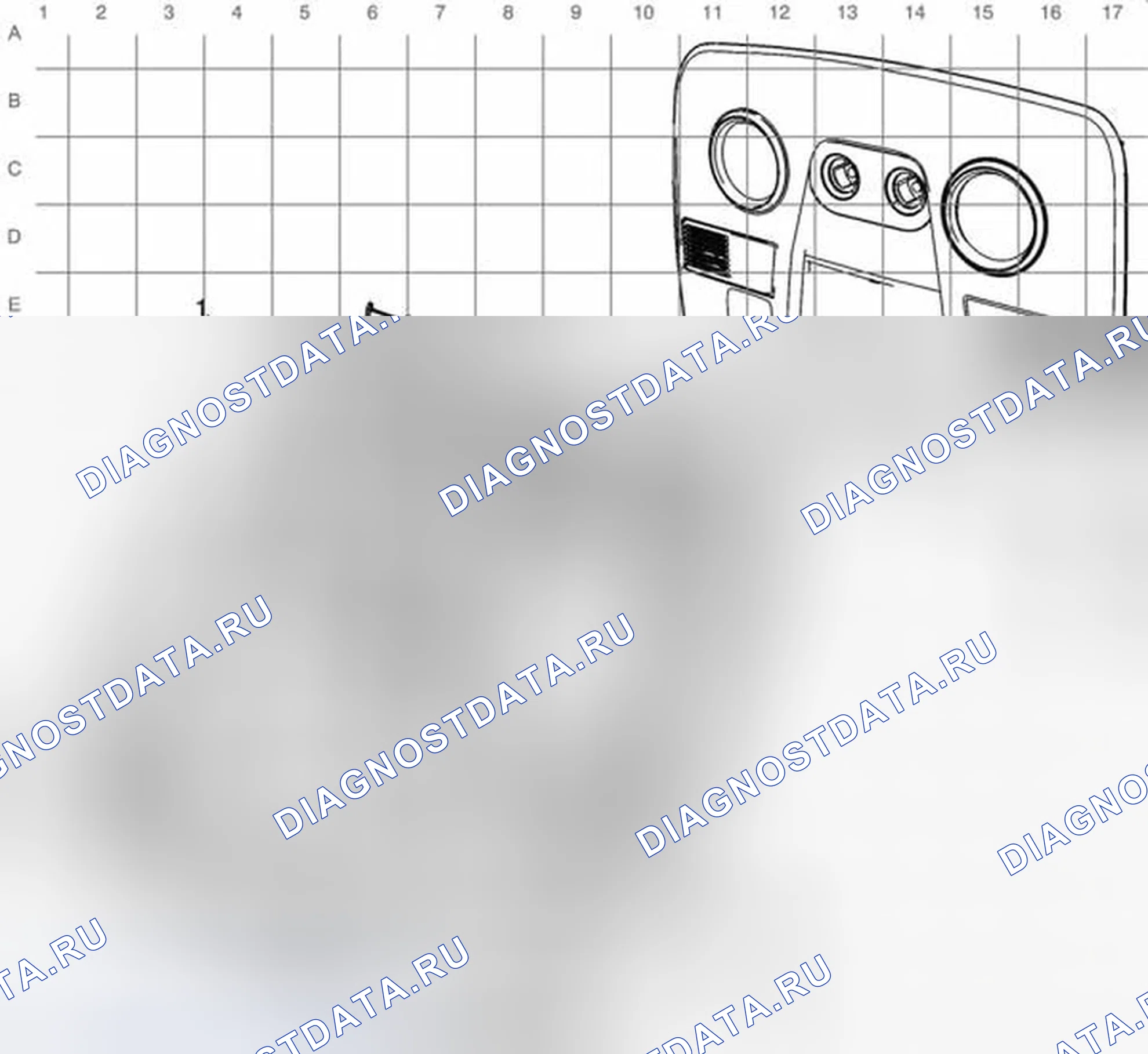 Рис. 11: Прокладка кабельных трасс подвесной консоли. Buick Enclave I