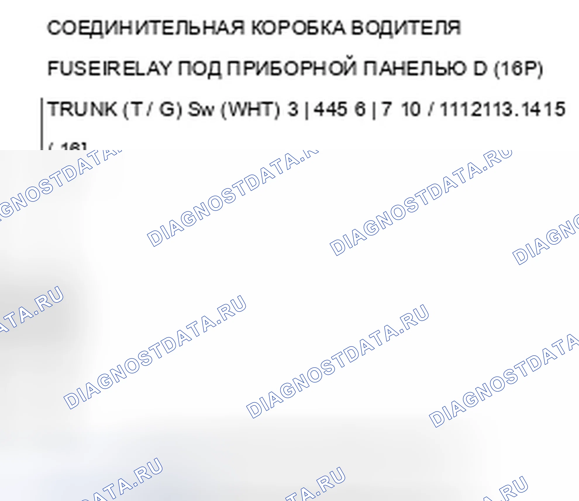 Рис. 207: Поиск и устранение неисправностей в цепи замка крышки багажника/двери багажника (без двери багажника с электроприводом). Acura TSX II