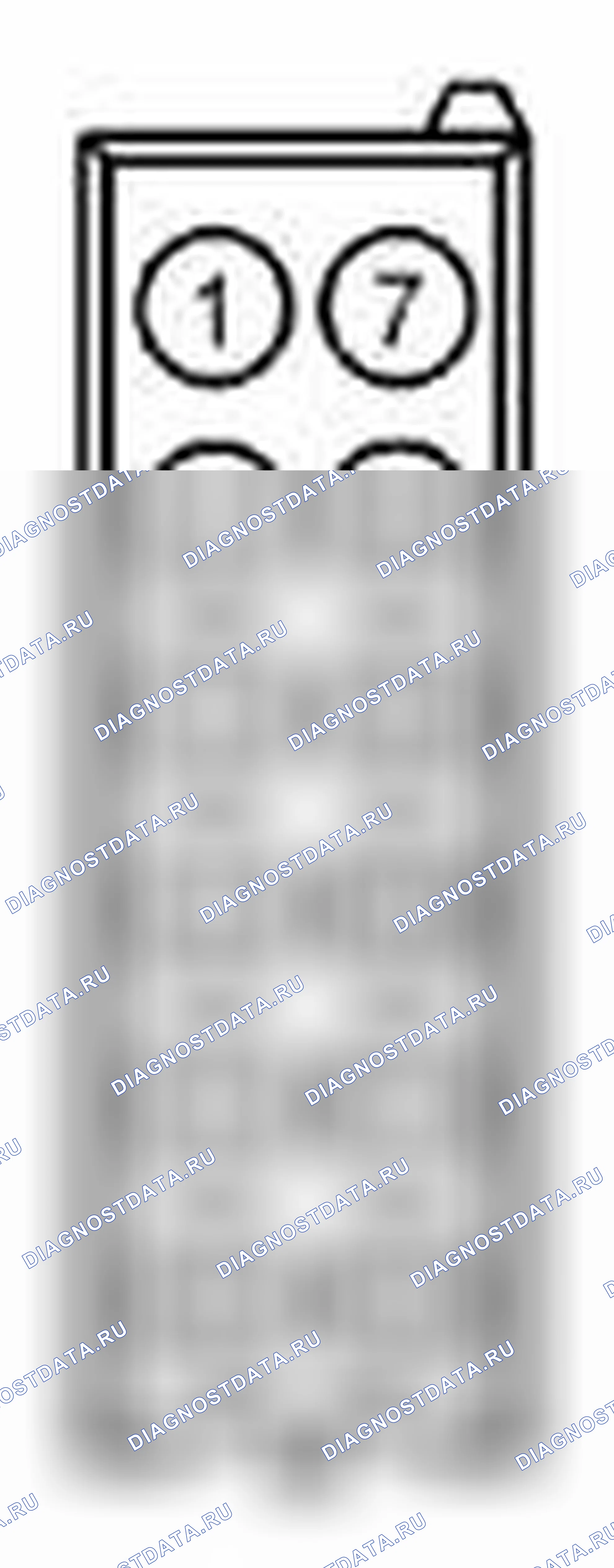 Рис. 6: диагностический тест I: расшифровка кода ошибки B1B57:11. Ford Escape III