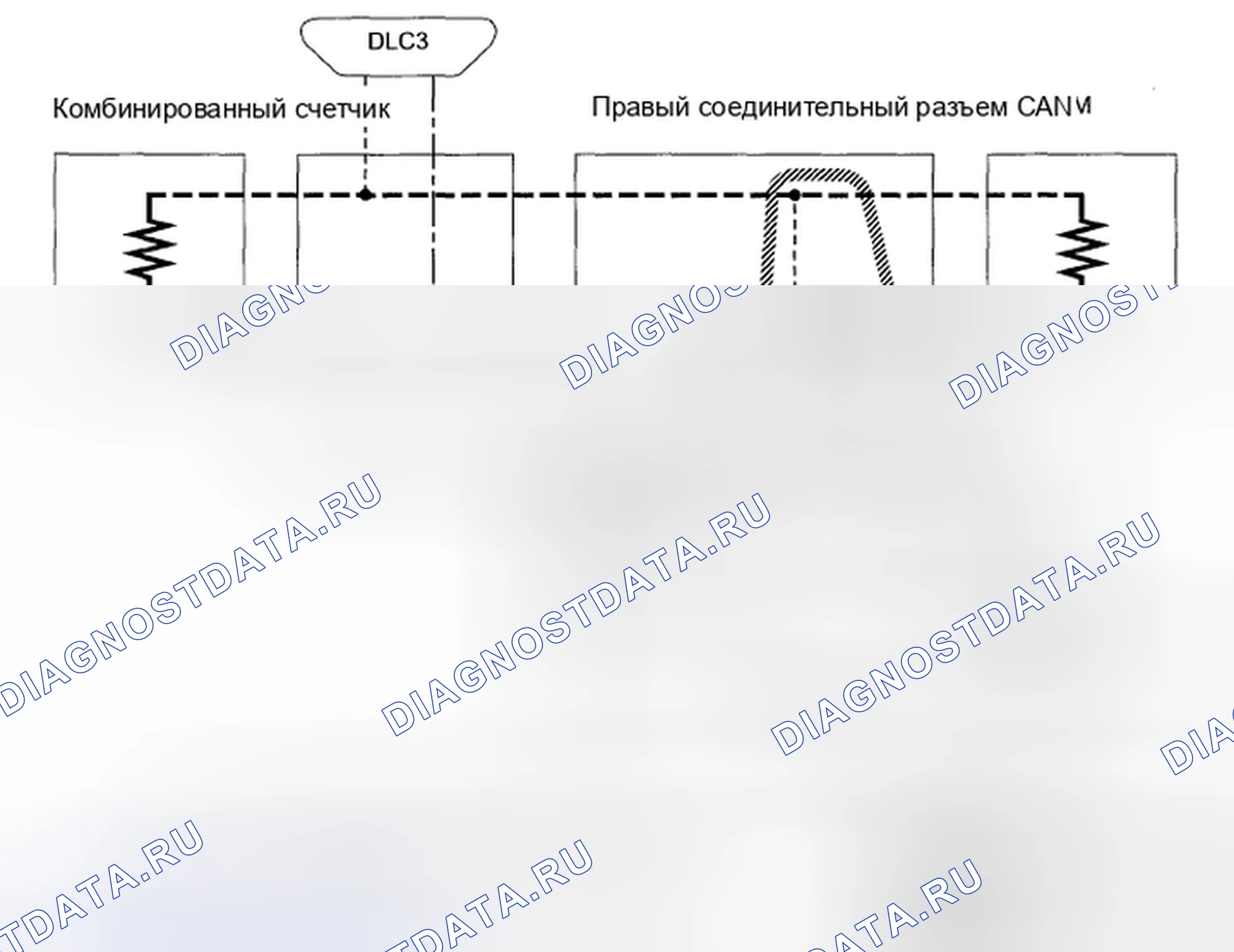 Рис. 298: электросхема. Toyota Highlander II