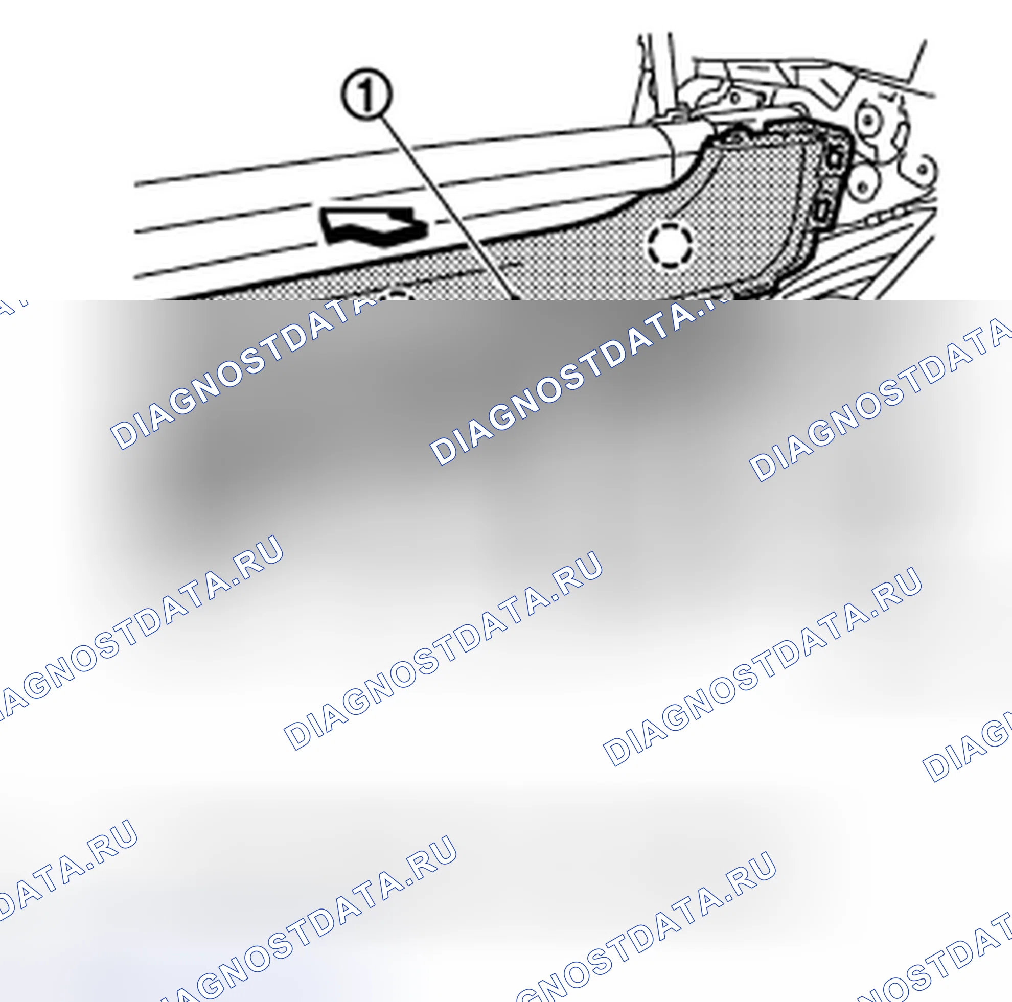 Рис. 97: ФИНИШЕР ЗАДНЕЙ ПАНЕЛИ В СБОРЕ. Honda MDX I