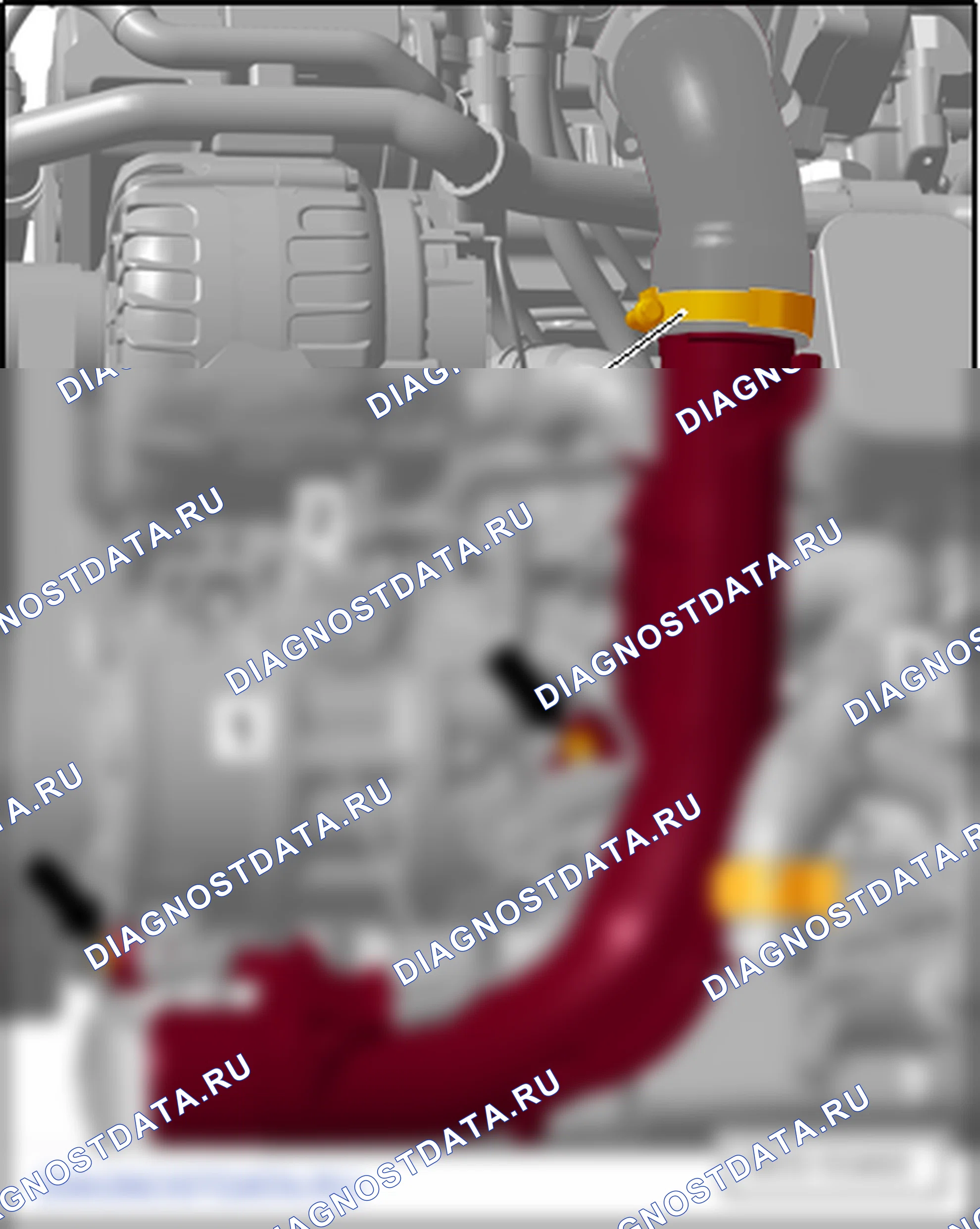Система охлаждения (2,0л/81; 103; 125 кВт TDI CR (2-го поколения)). Skoda Octavia Ii