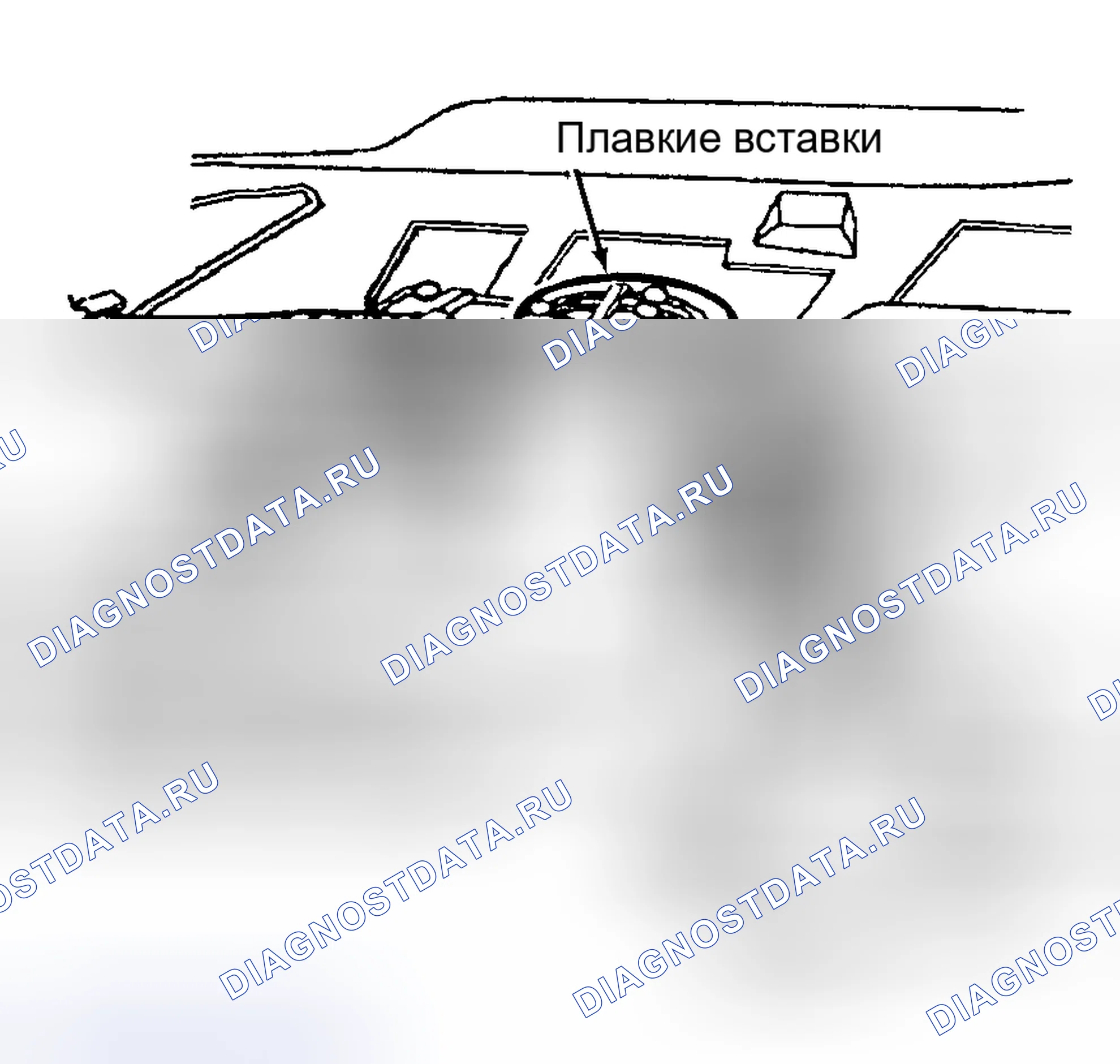Рис. 316: Тест Tc-35A - расположение реле муфта блокировки гидротрансформатора (Ram Van) (бензиновые двигатели 3.9L 5.2L и 5.9L). Dodge Cab & Chassis R2500 AD pre