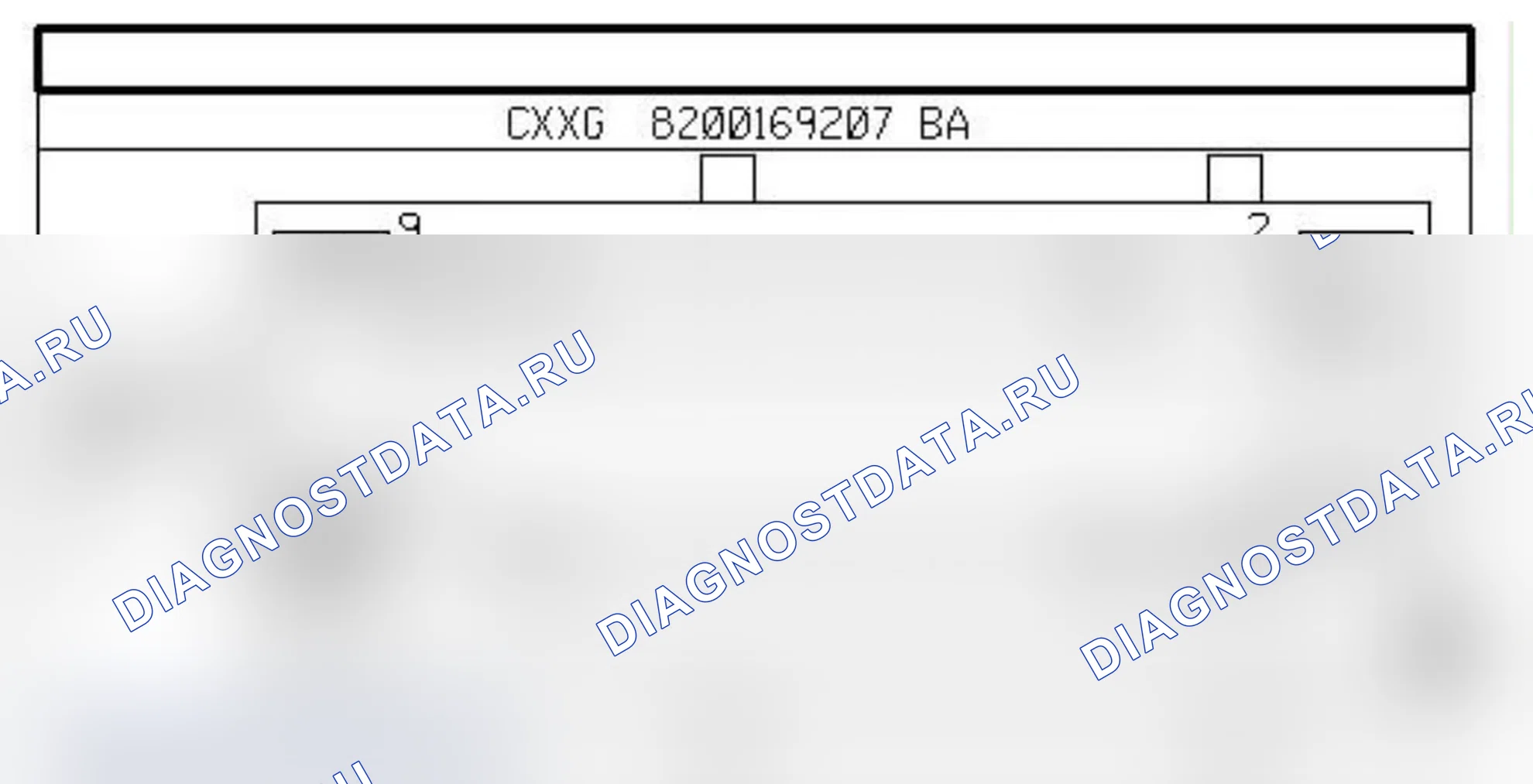 Распиновка разъёма R336 — Разъем жгута проводов лев.задней части кузова и жгута проводов под днищем кузова. Renault Kangoo II-BeBop