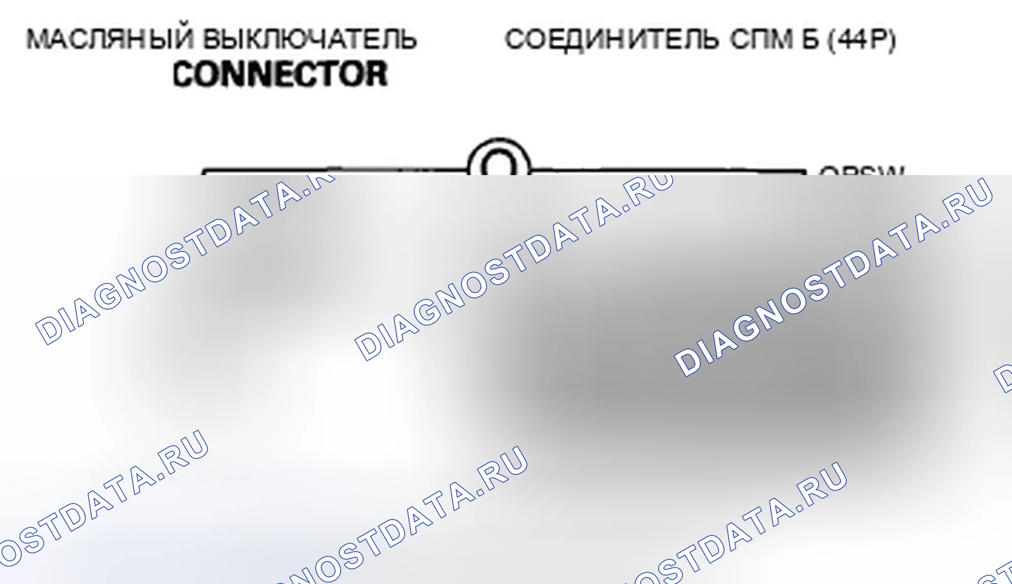 Рис. 4: Устранение неполадок в цепи индикатора низкого давления масла (разомкнуто). Honda CR-V III