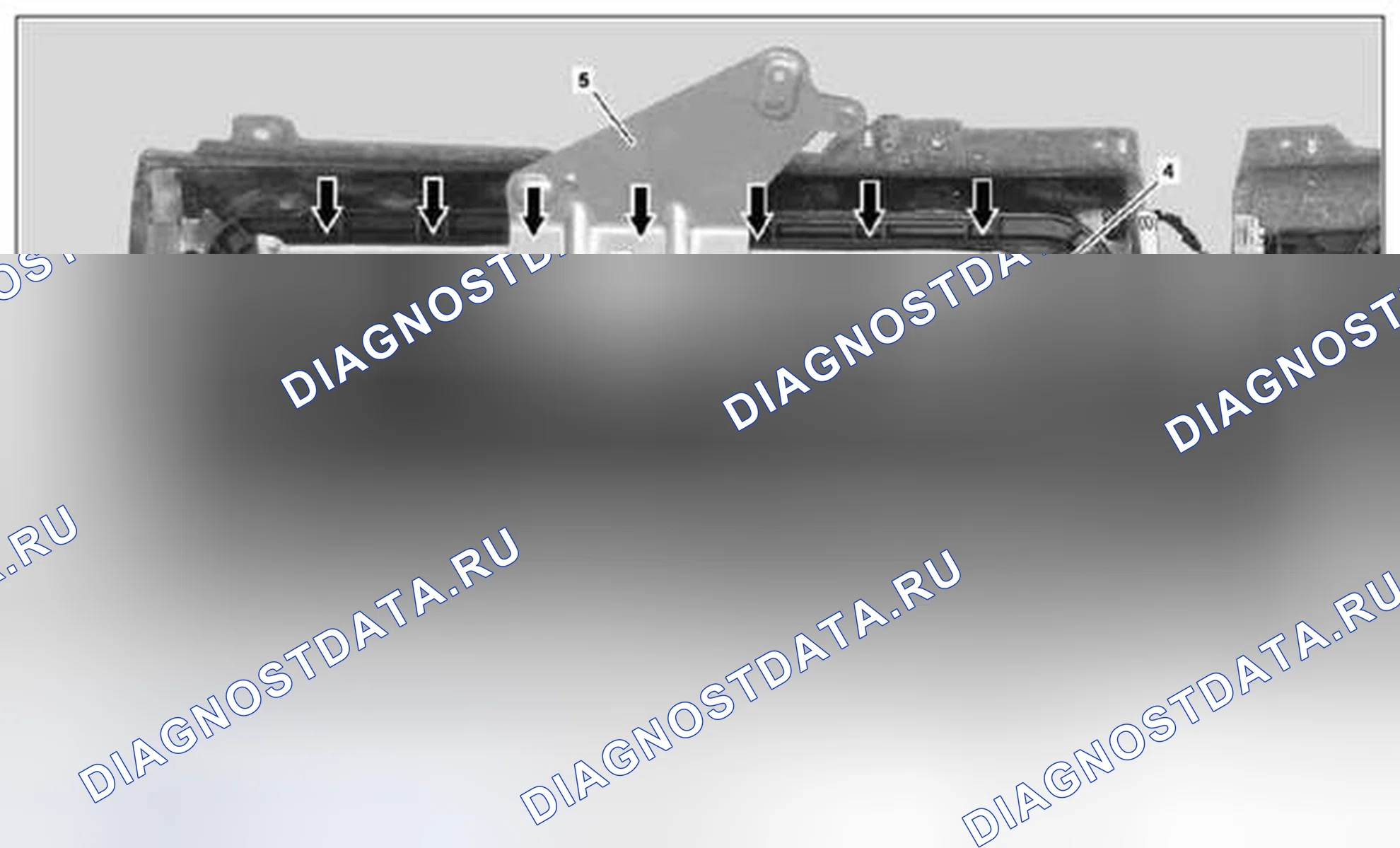 Рис. 165: Снять / установить kneebag - AR91.60-P-0050MCU. Kia Soul I