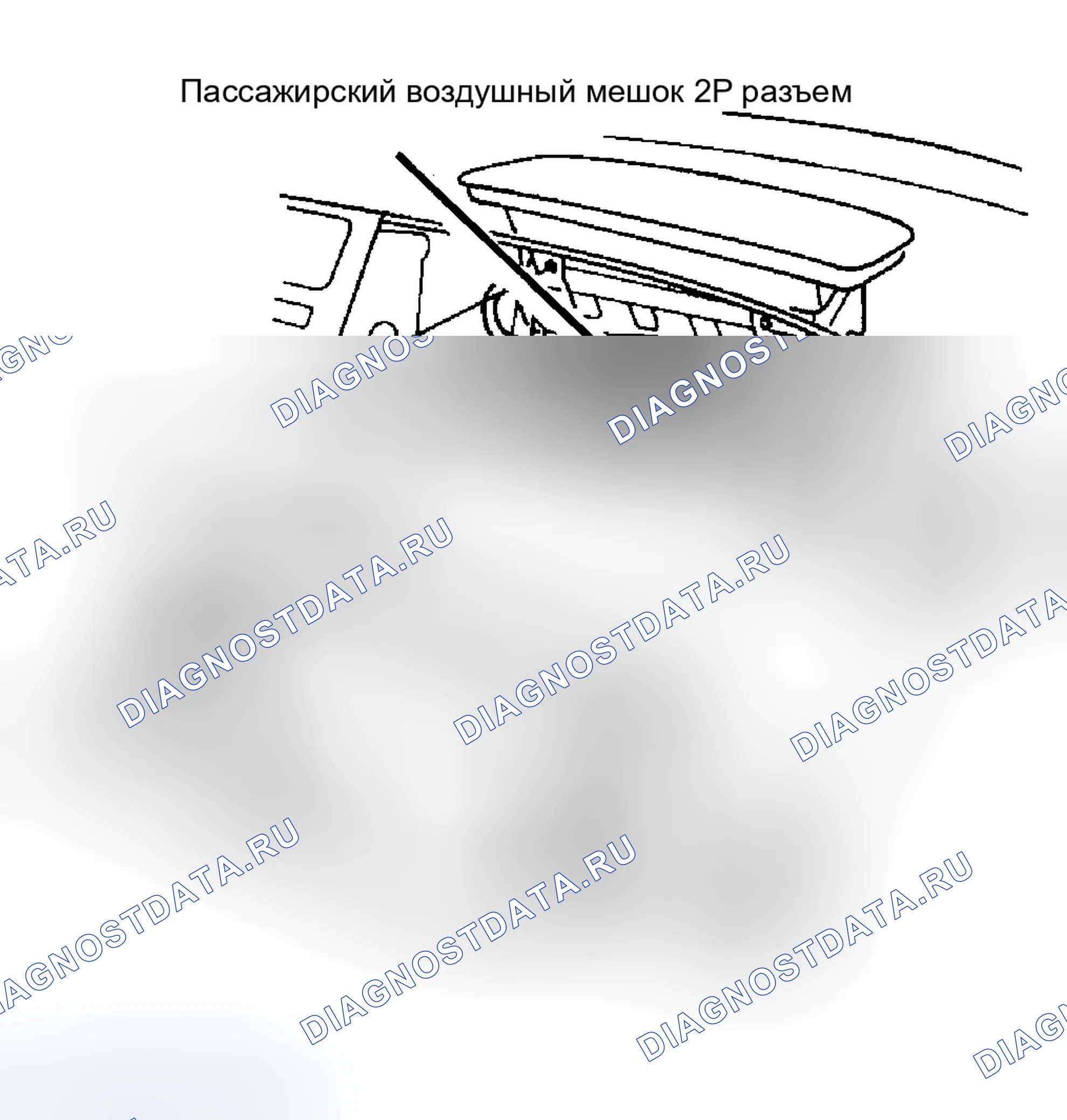 Рис. 23: Подушка безопасности со стороны пассажира. Honda Odyssey I