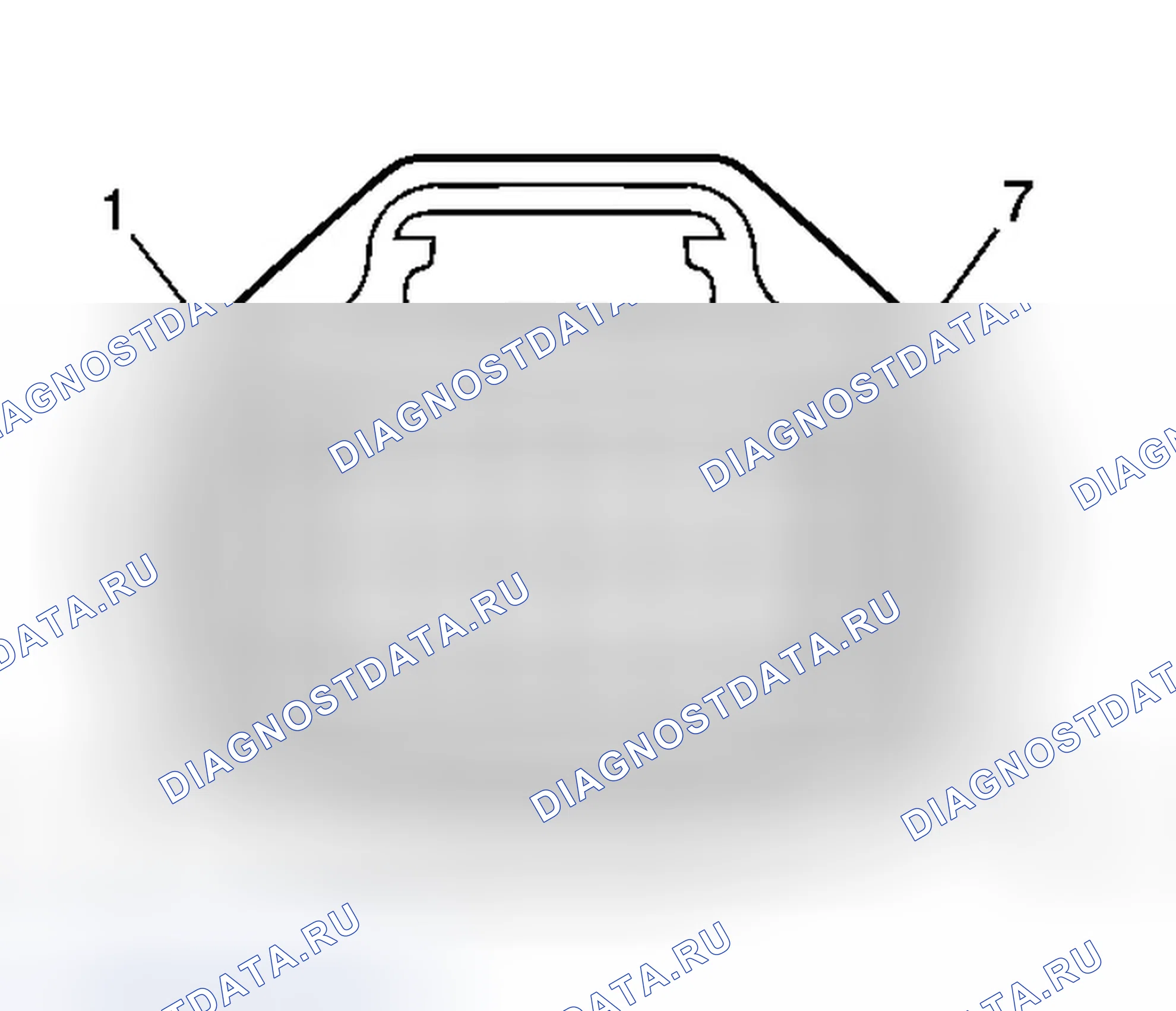 Рис. 63: C100 со стороны жгута проводов на сторону трансмиссии. Chevrolet Equinox I