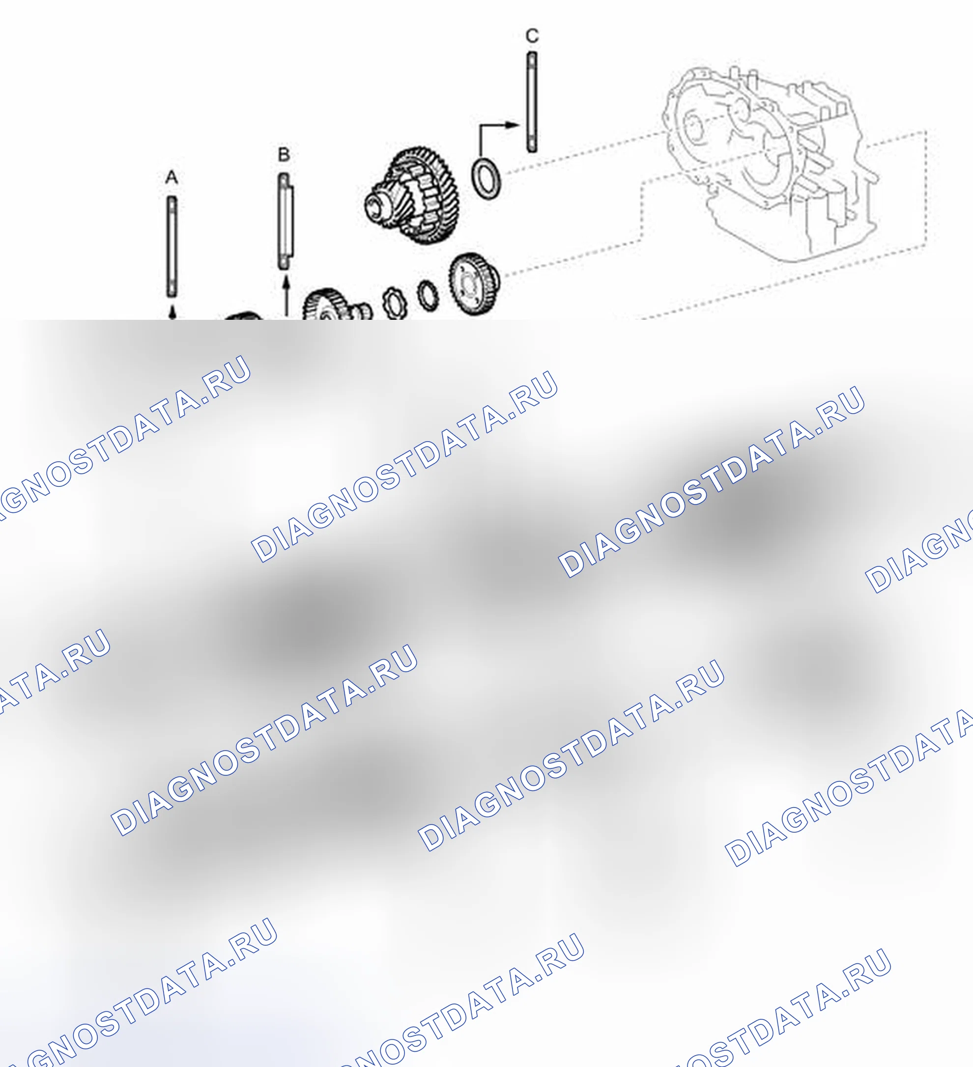 Рис. 1257: ПОВТОРНАЯ СБОРКА. Toyota Matrix E140