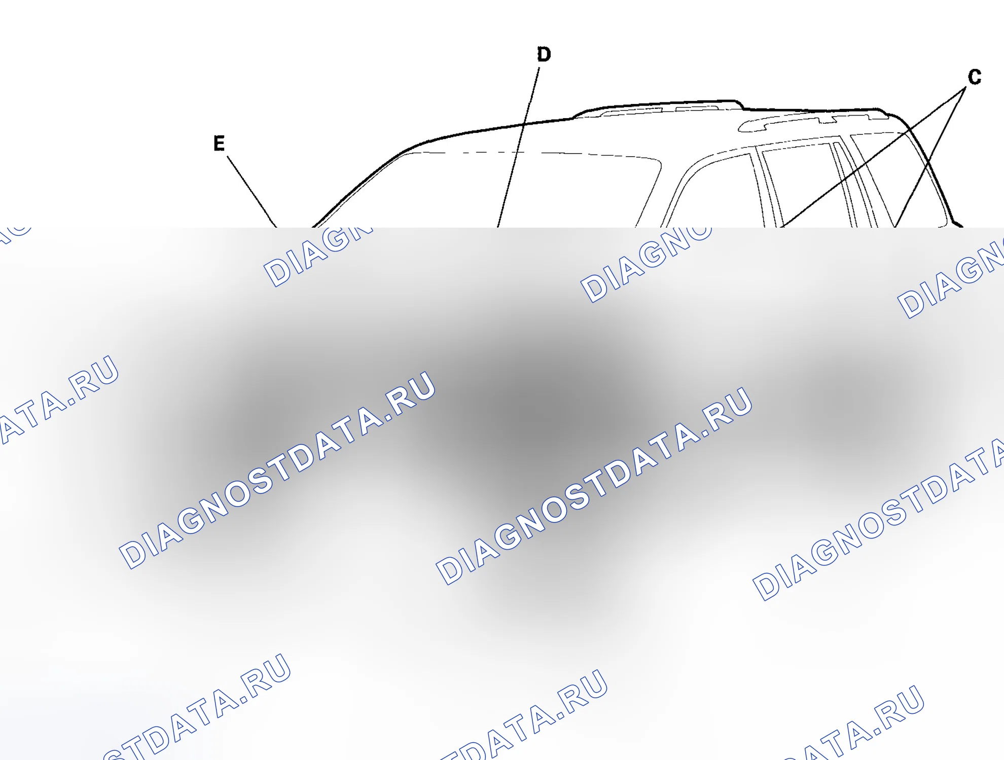 Рис. 68: Проверка тормозного шланга и линии. Honda Pilot I